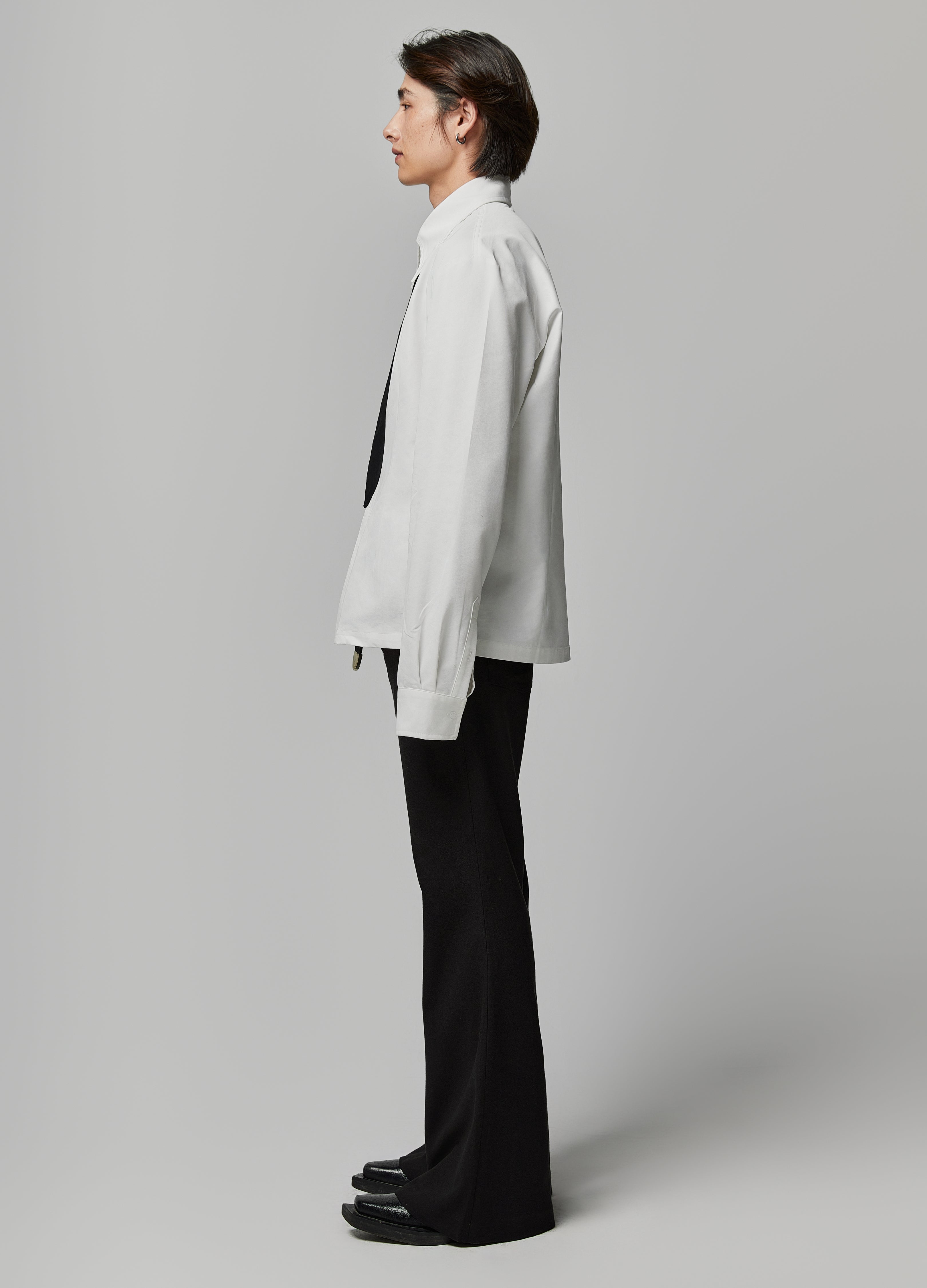 24SS OS Wide-Tie Shirt