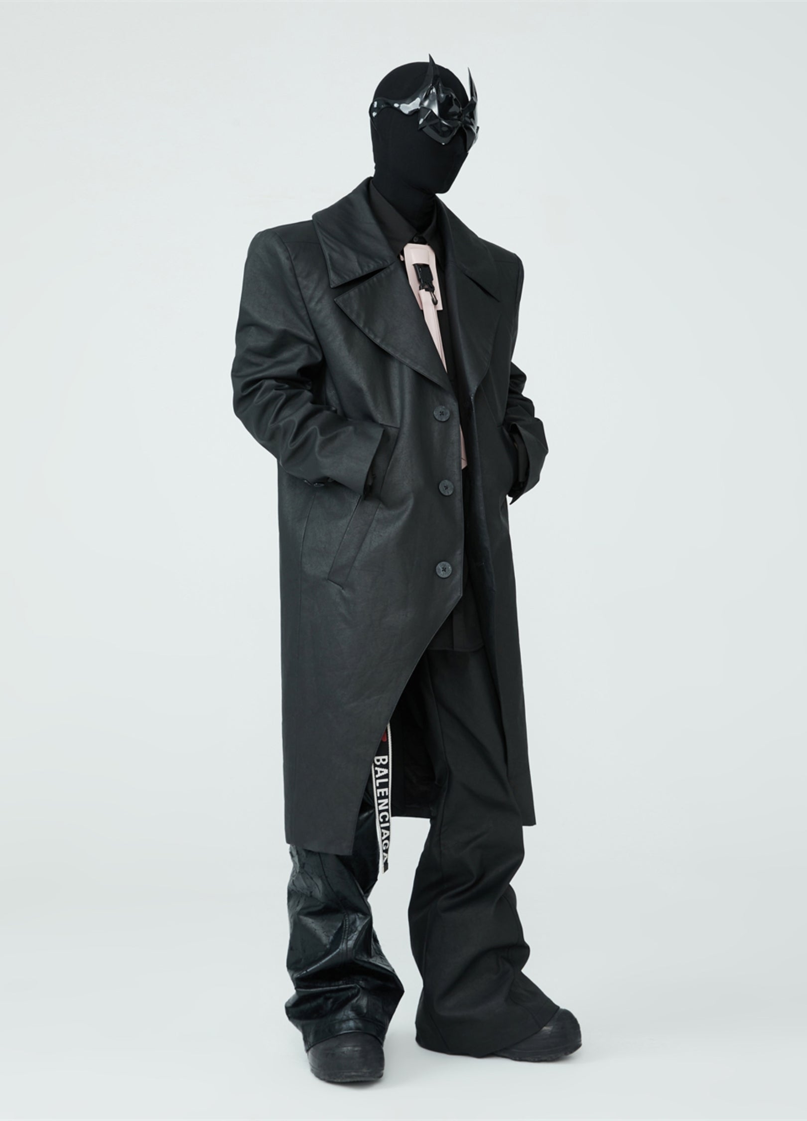 23SS Zenith Heavy Leather Overcoat