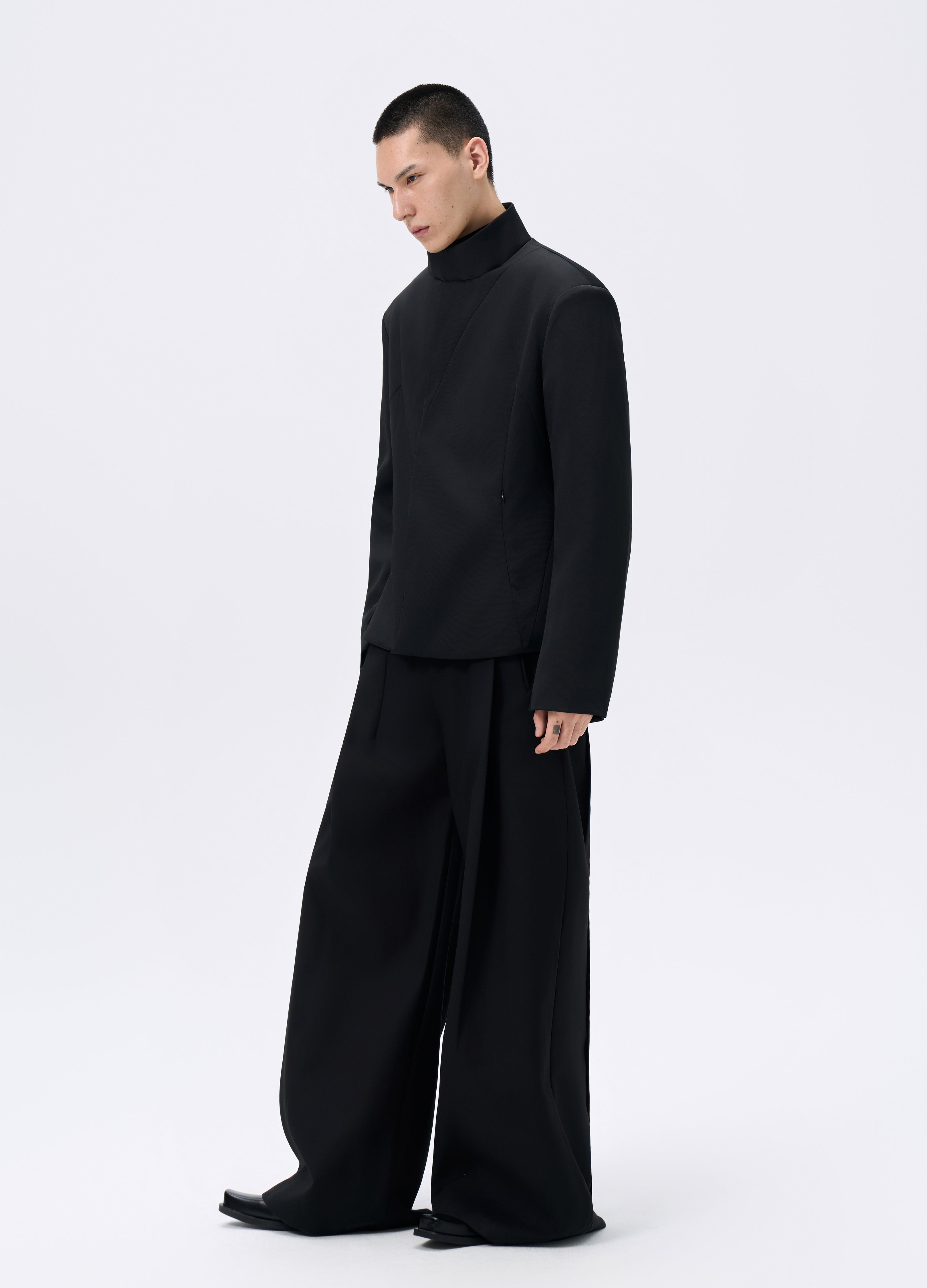 25FW HOURGLASS ZIP BLAZER