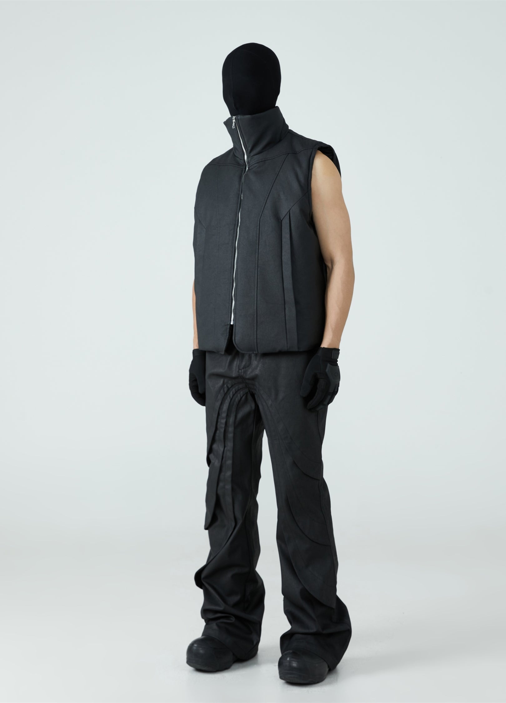 23FW Waxed Cotton Vest