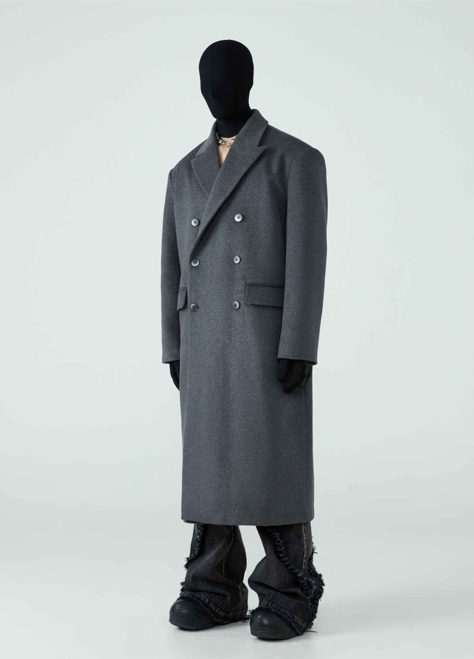 23FW Double-Breasted Cashmere Coat