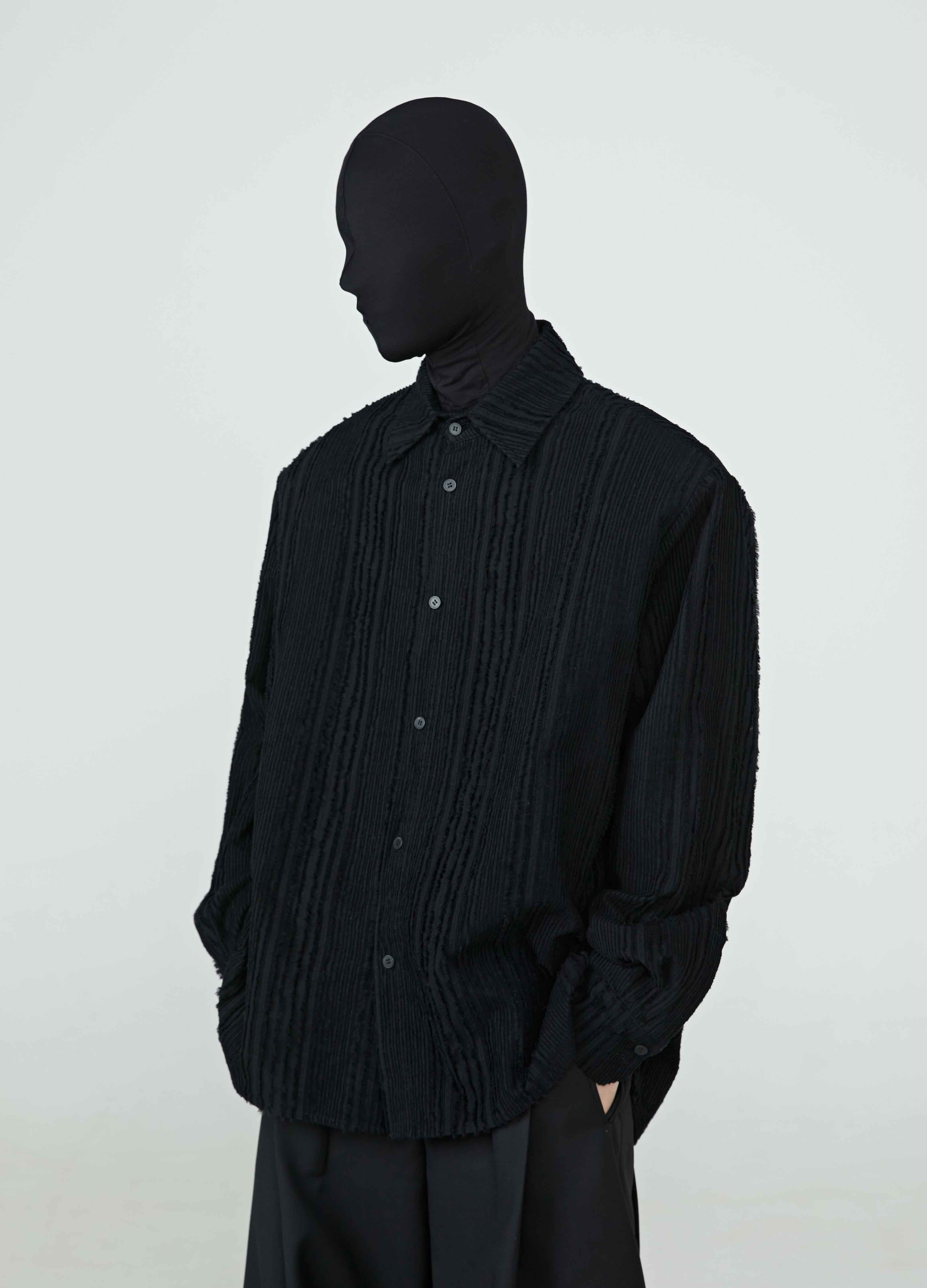 24SS Monochrome Muse Layered Shirt