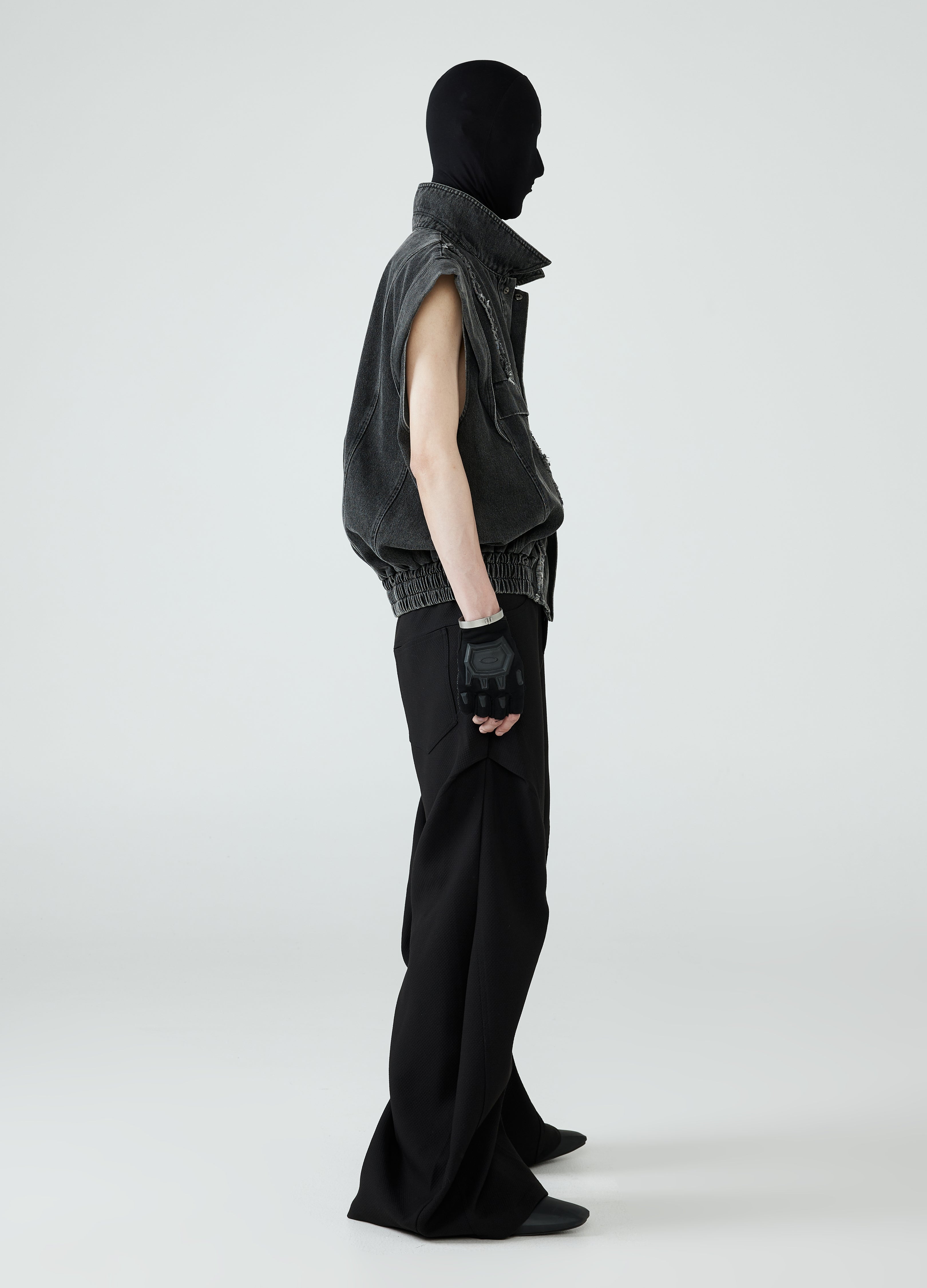 24SS Washed Denim Vest