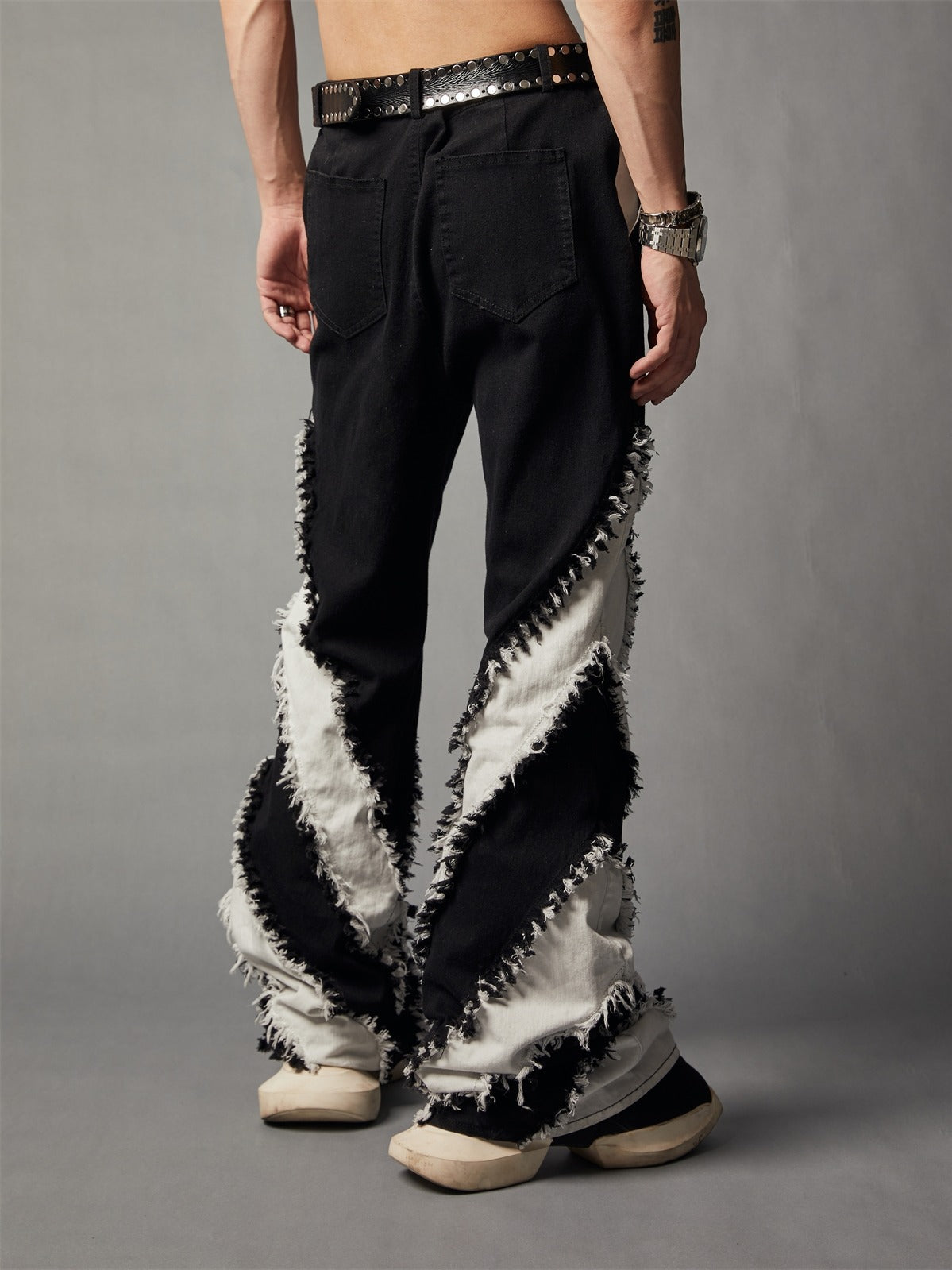 22SS Monochrome Punk Pants