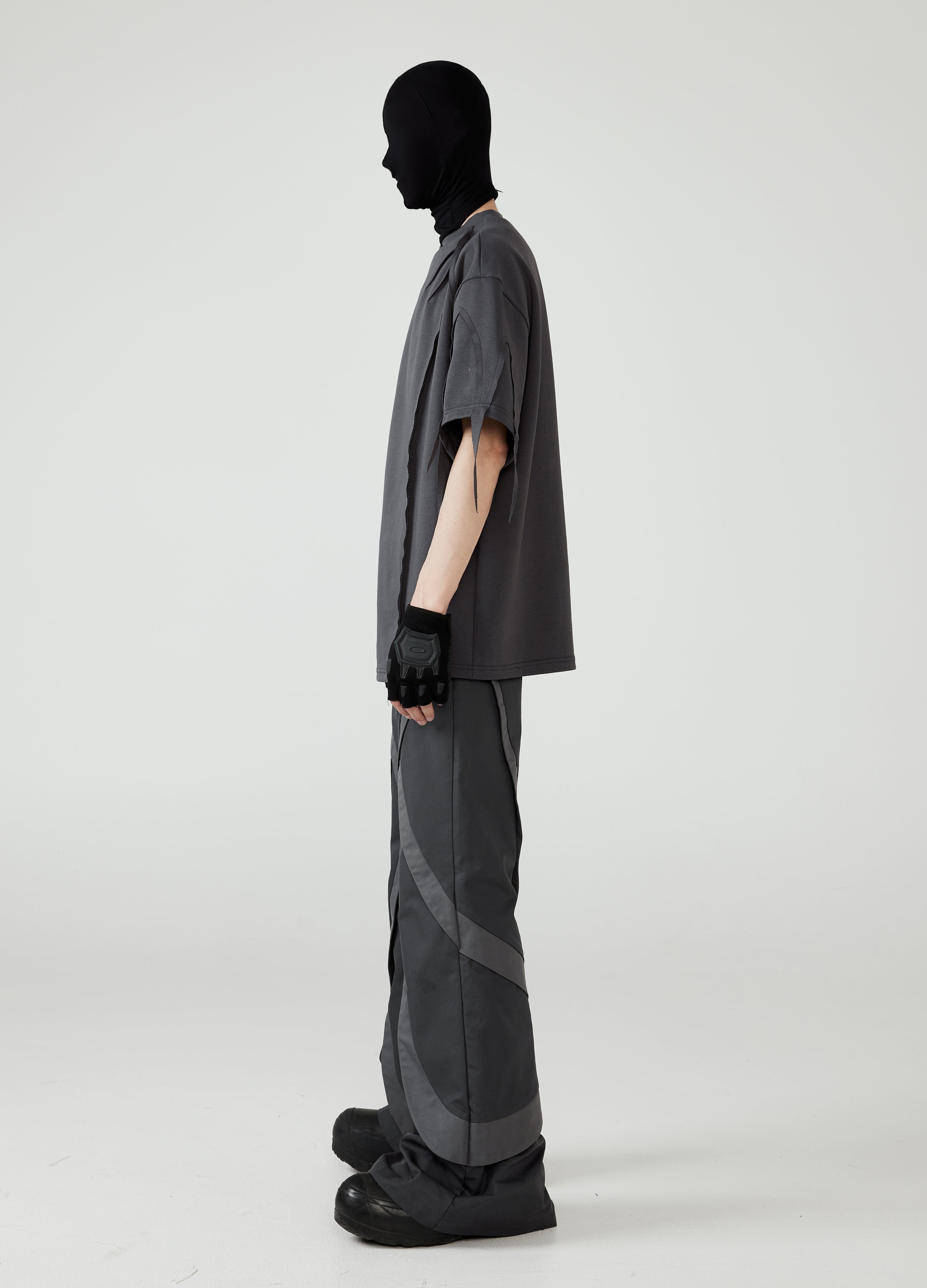 24SS Retro Flare Patchwork Pants