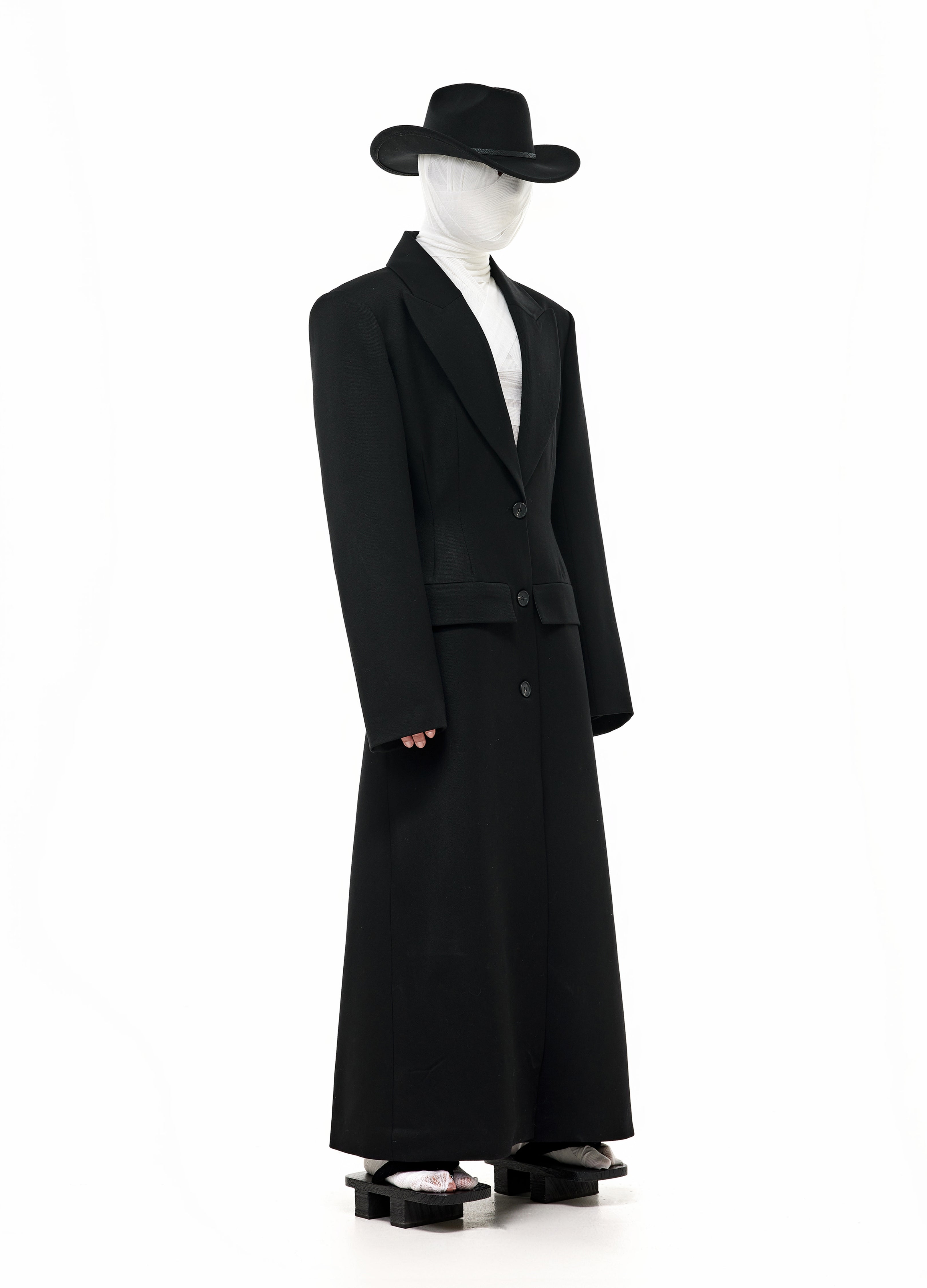 DUKE EXTENDED WOOL COAT