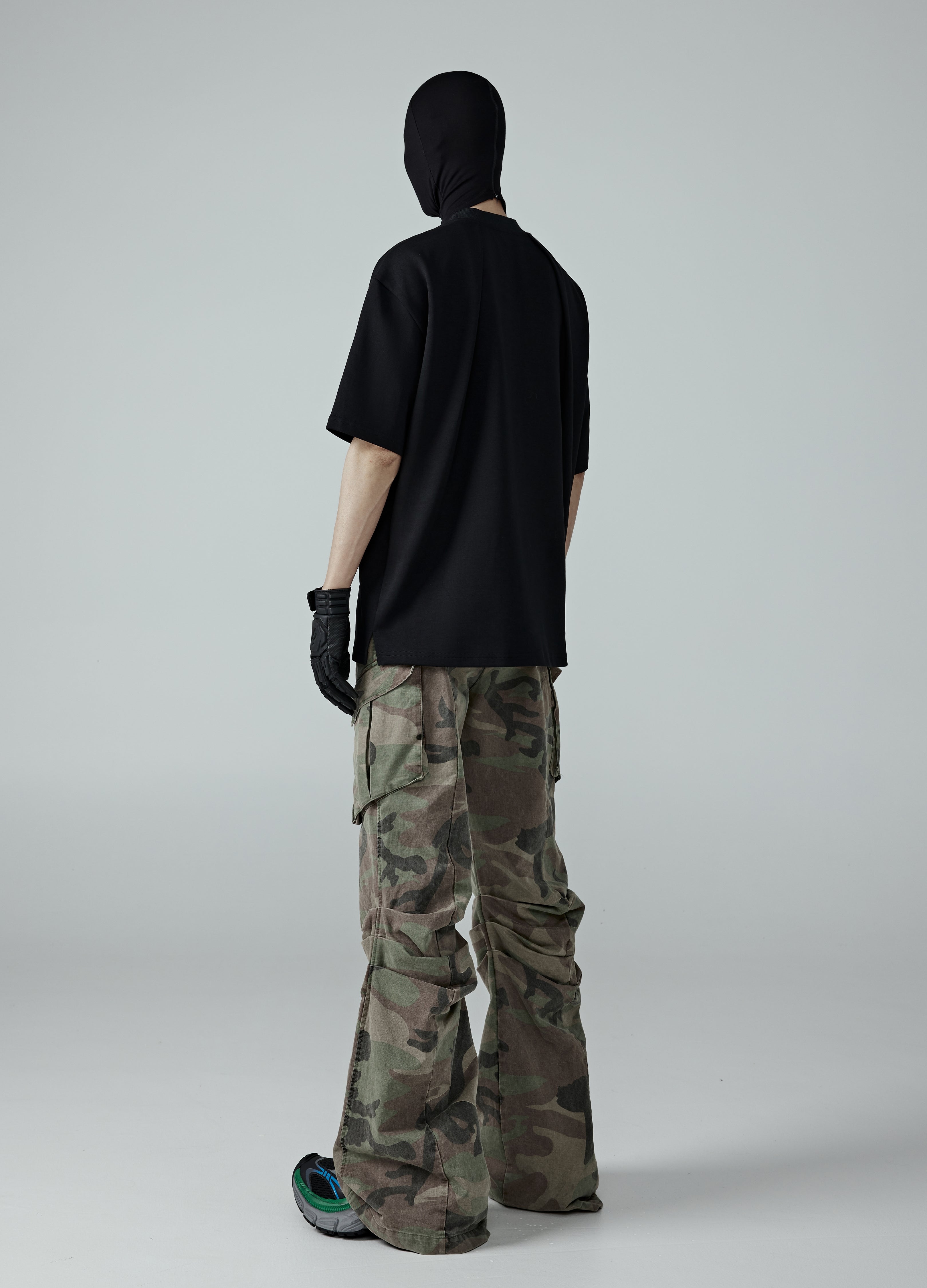 24SS Pleated Binder Cut Tee