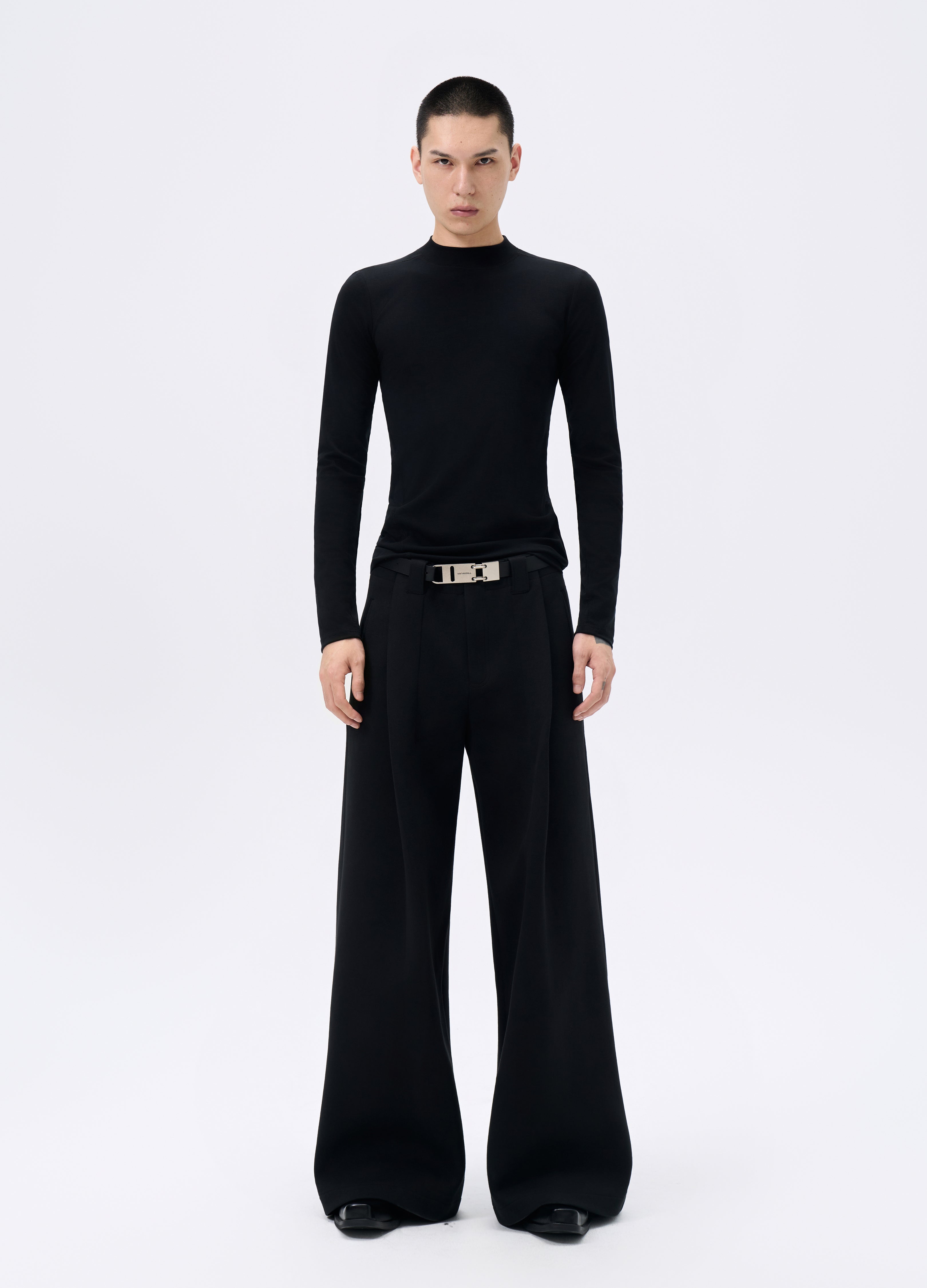 25FW BLACK WOOL BASE LAYER