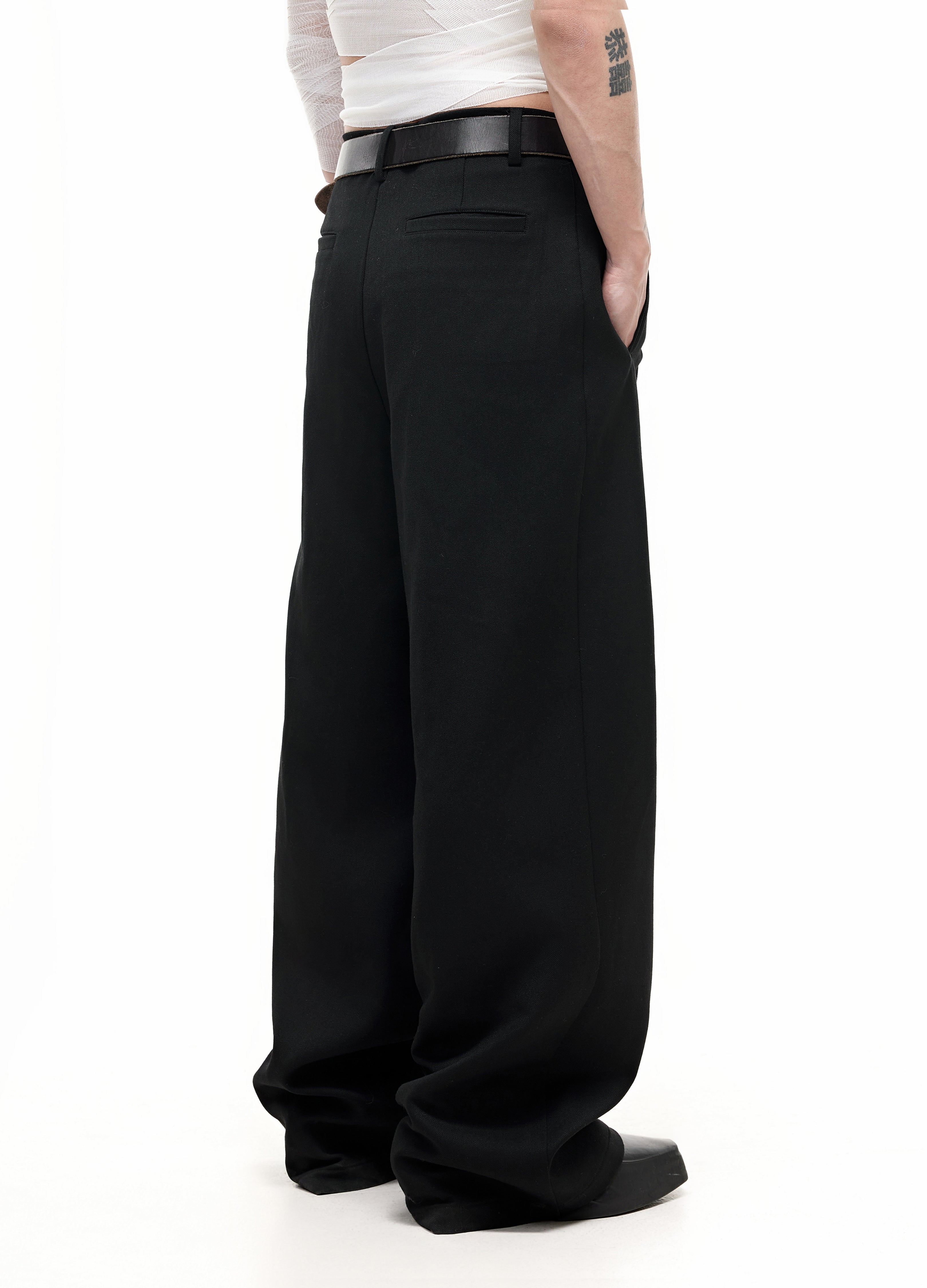 VANGUARD DRAPE WOOL PANTS