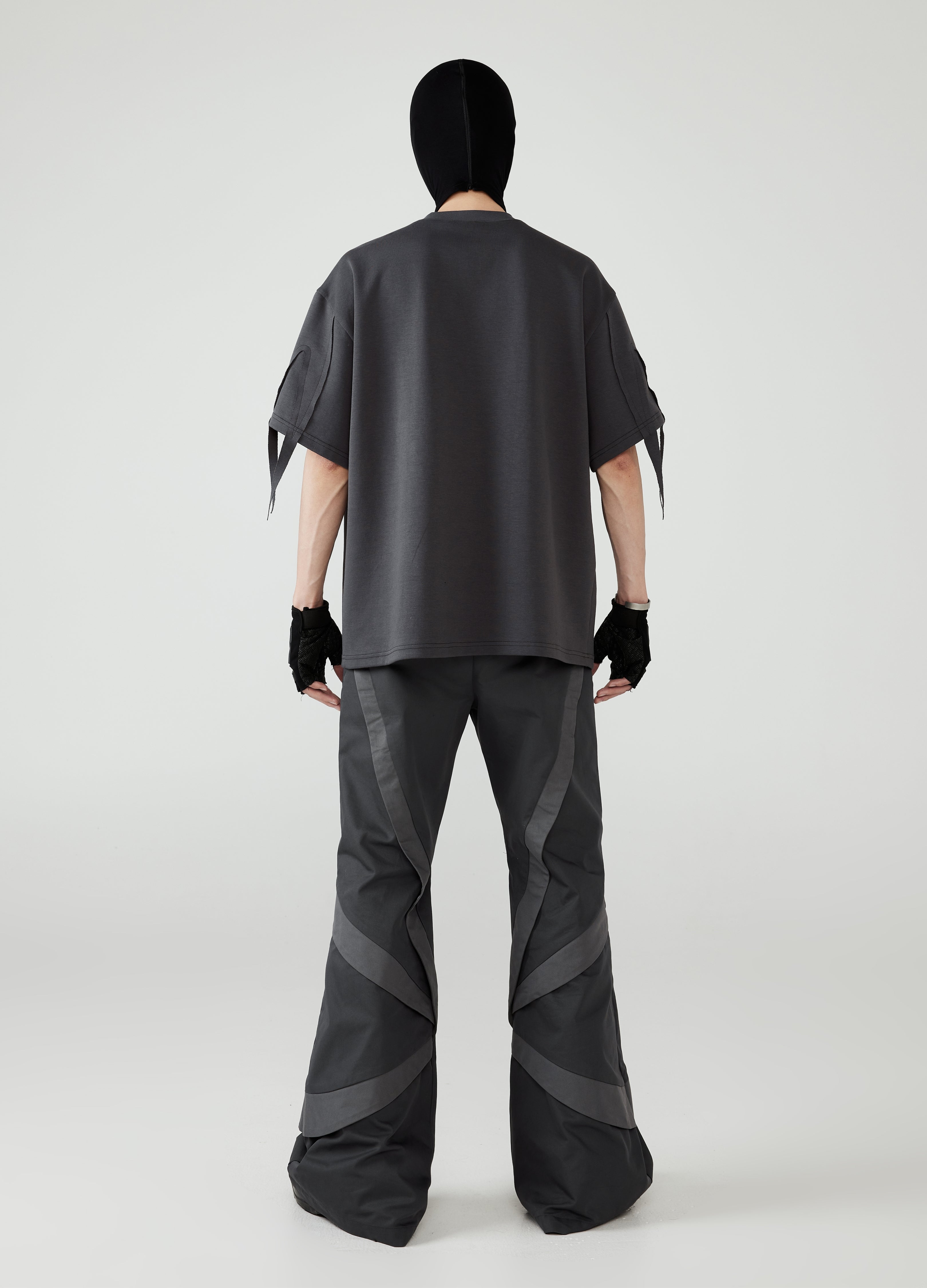 24SS Retro Flare Patchwork Pants