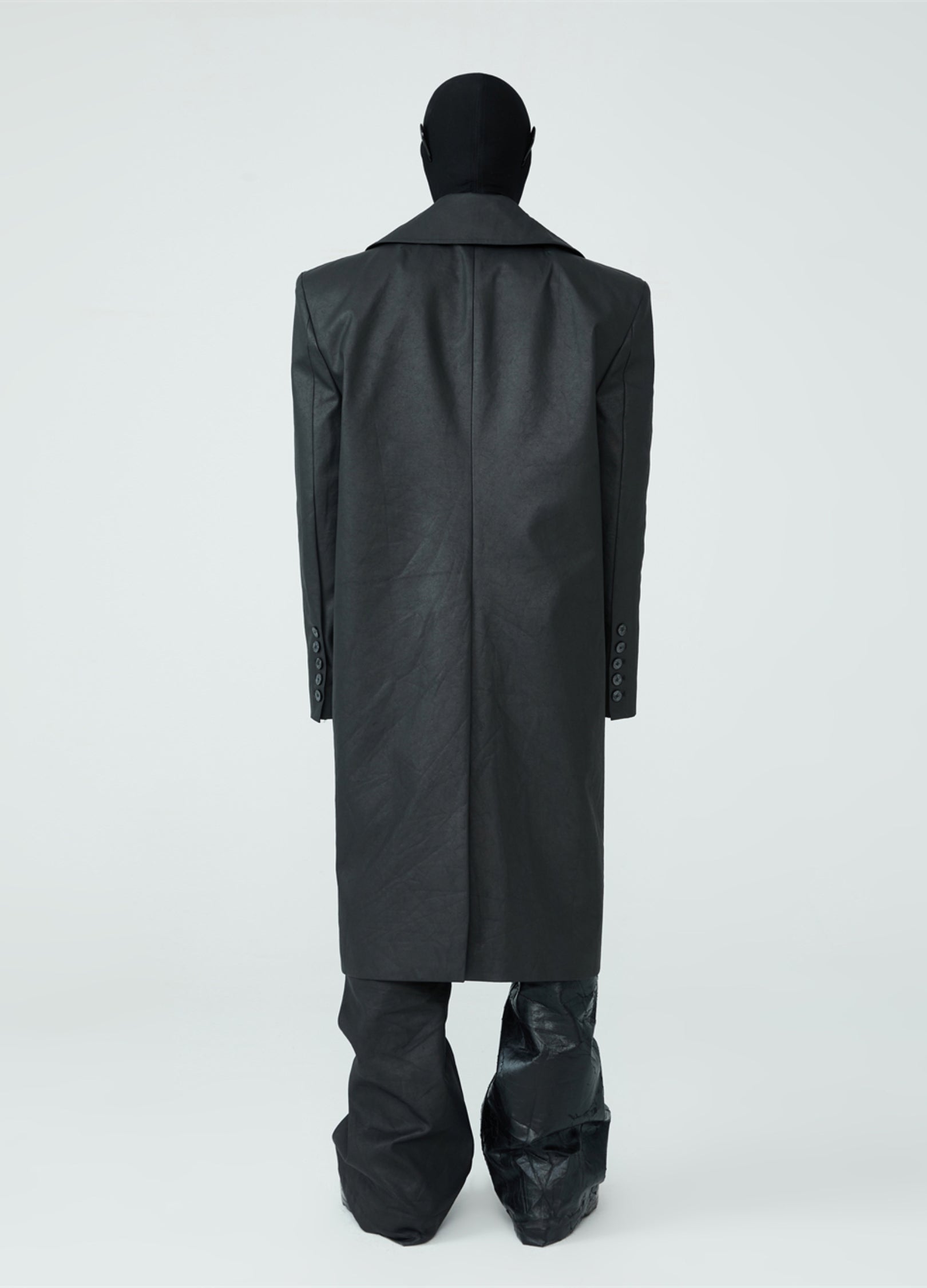 23SS Zenith Heavy Leather Overcoat
