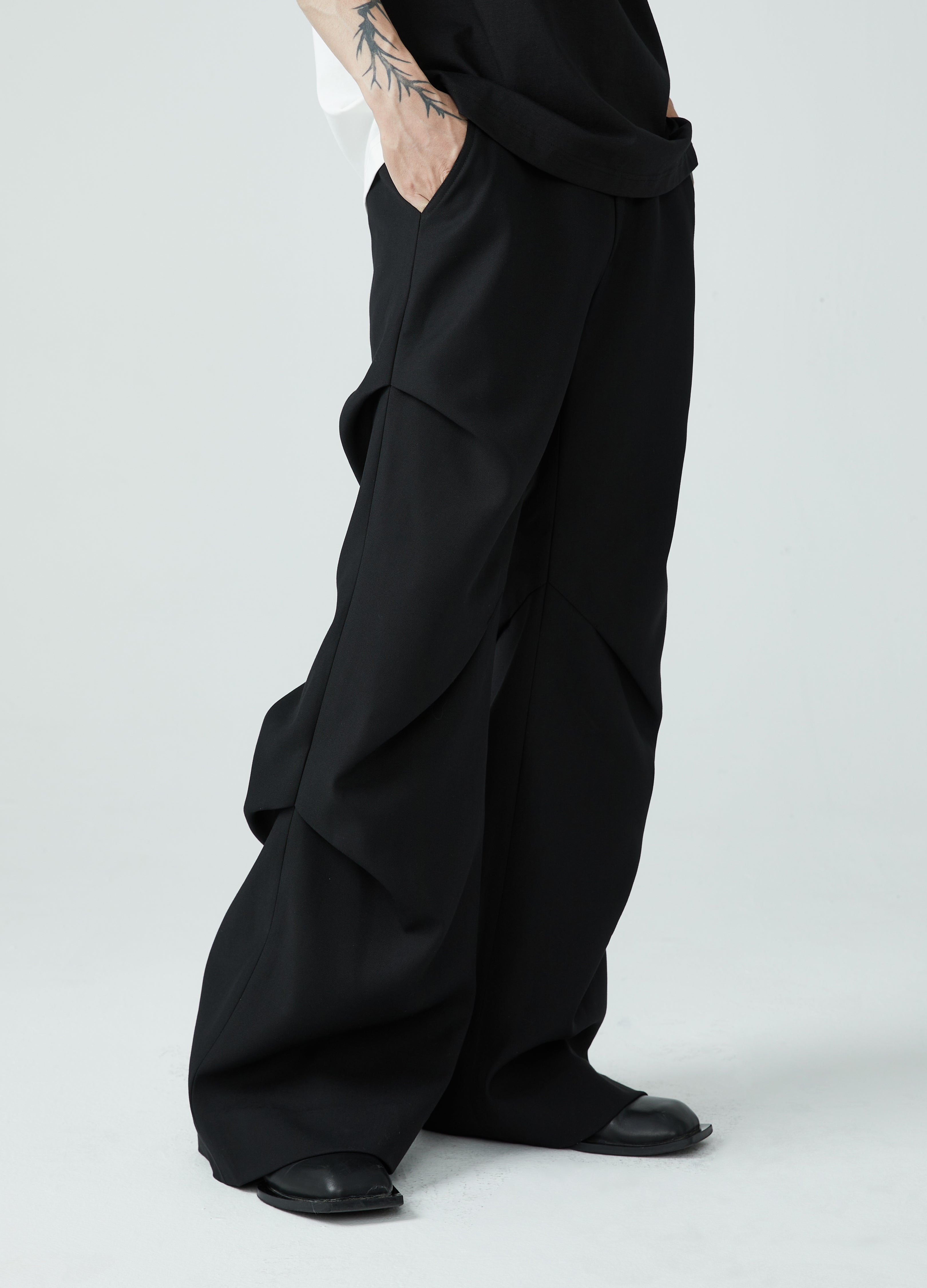 23SS Retrograde Wide Leg Bottoms