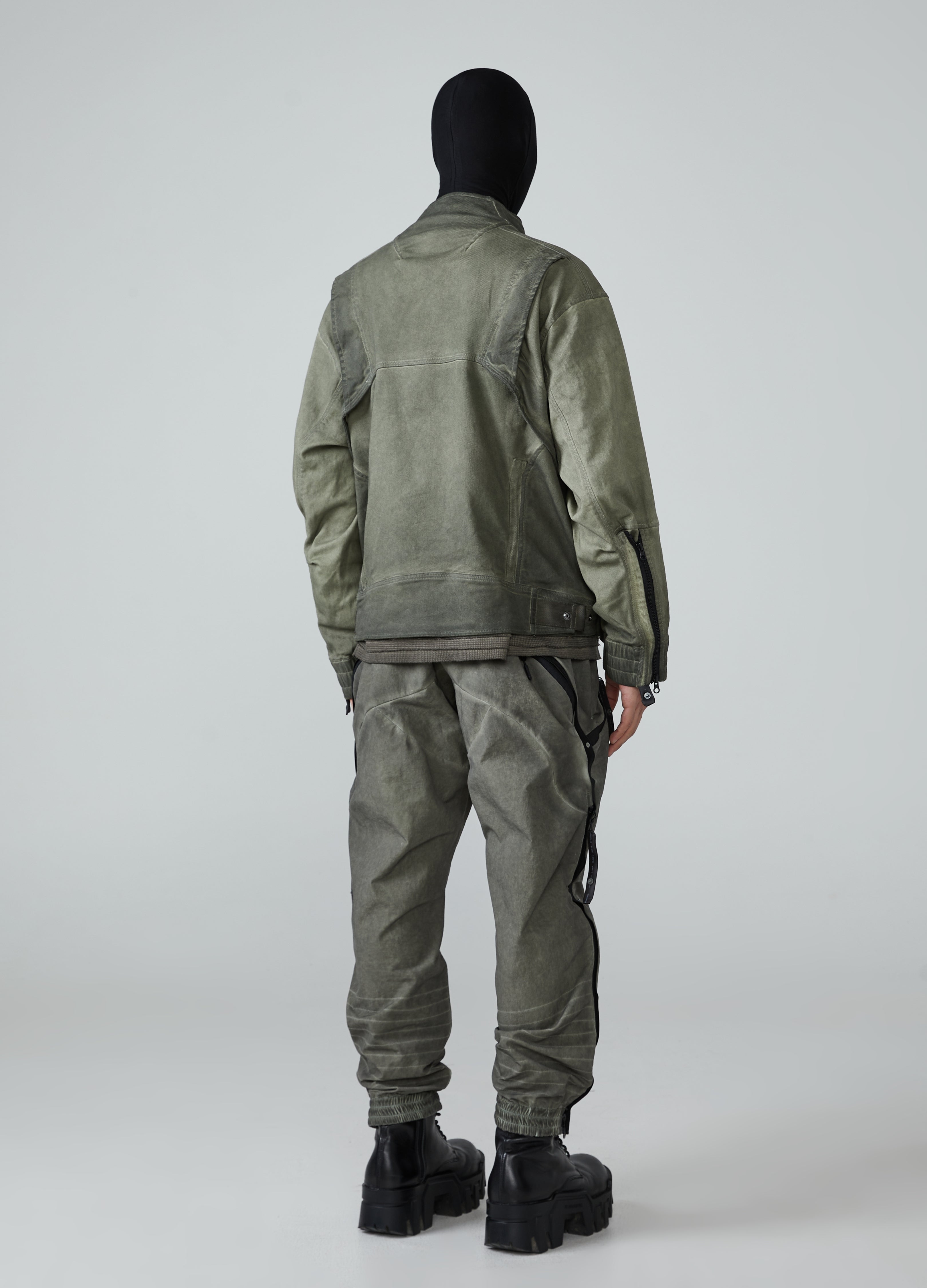 Wasteland Washed Distressed Denim Work Jacket