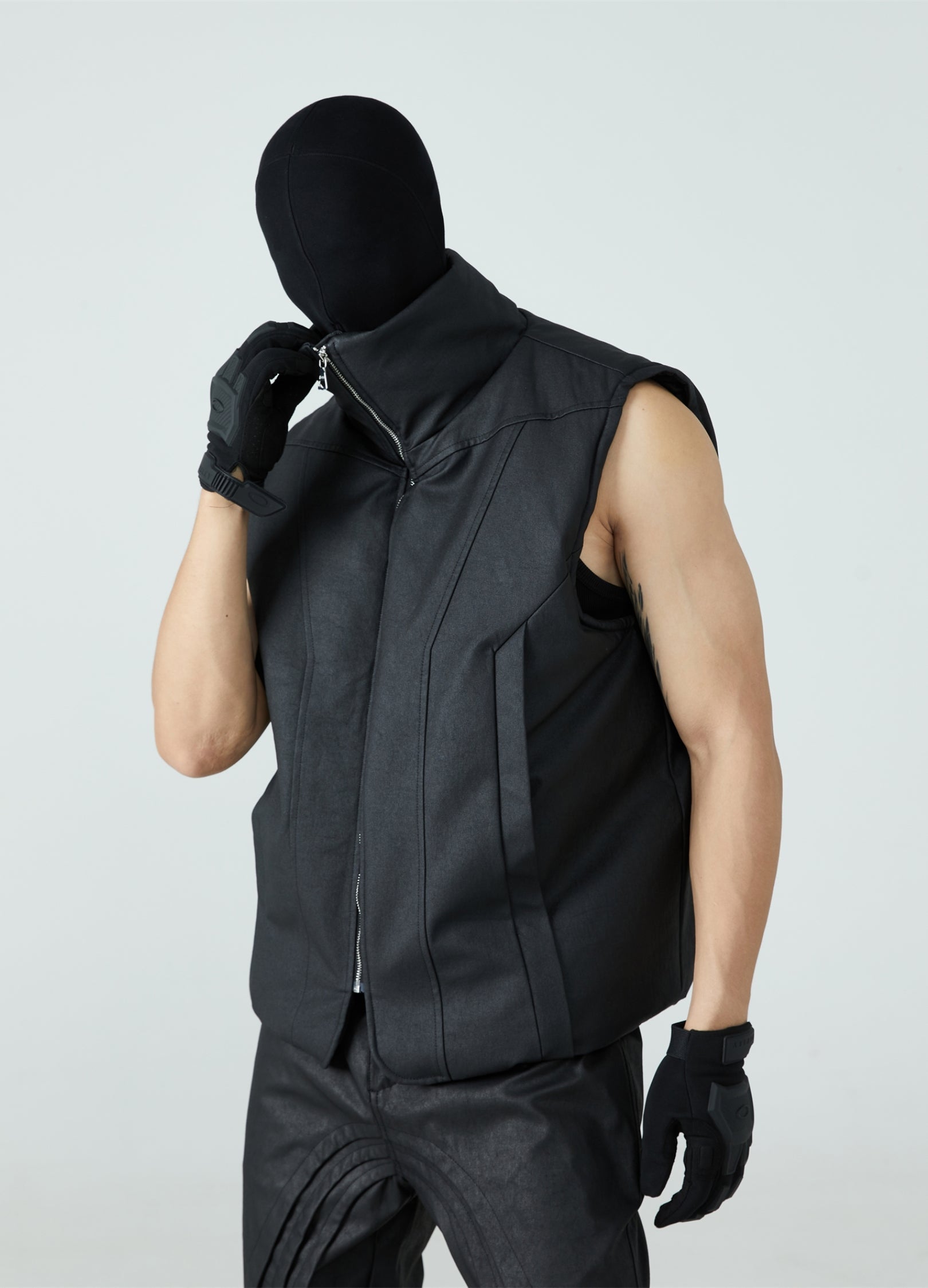 23FW Waxed Cotton Vest