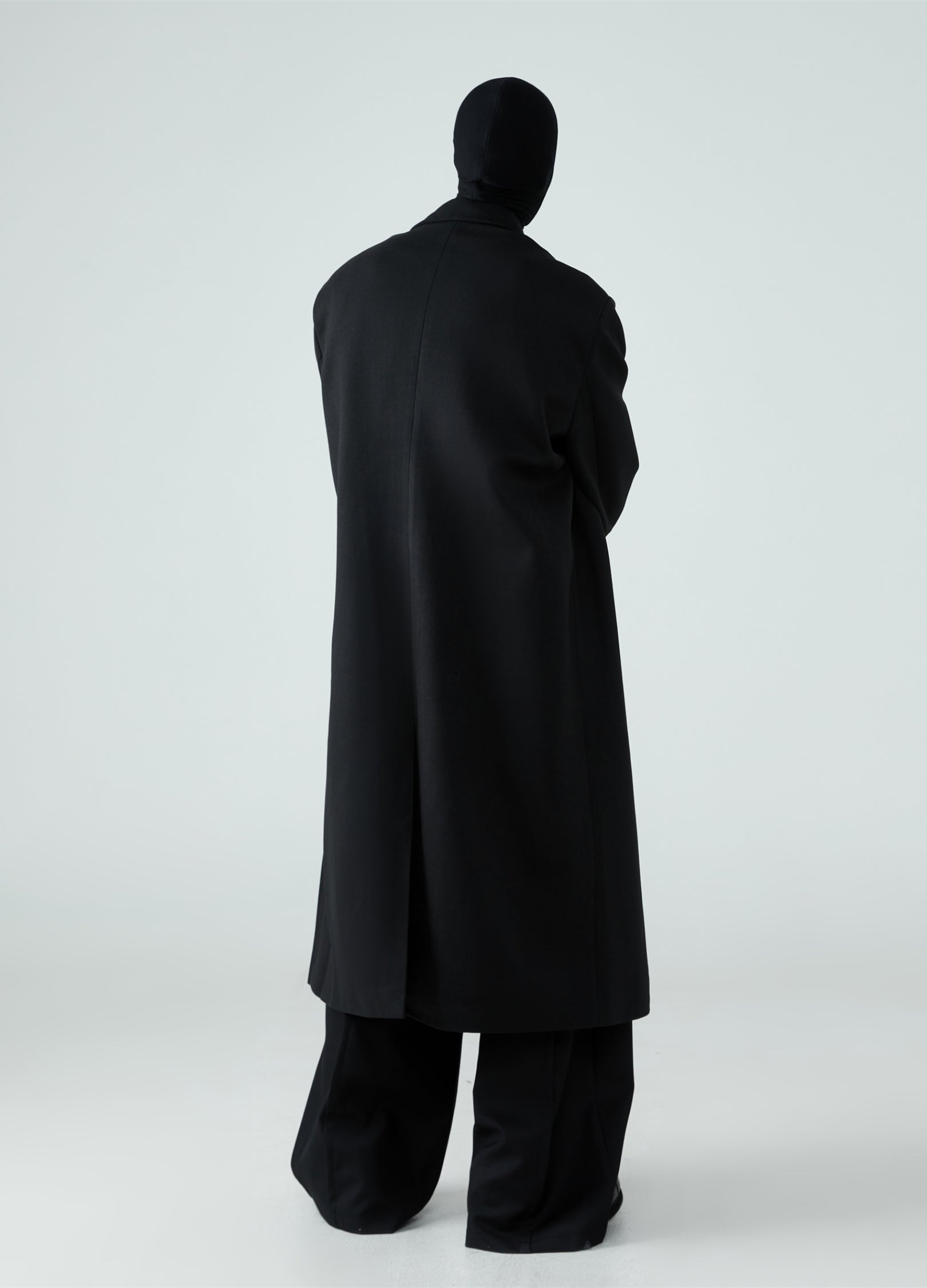 23FW Unbuttoned Woolen Coat