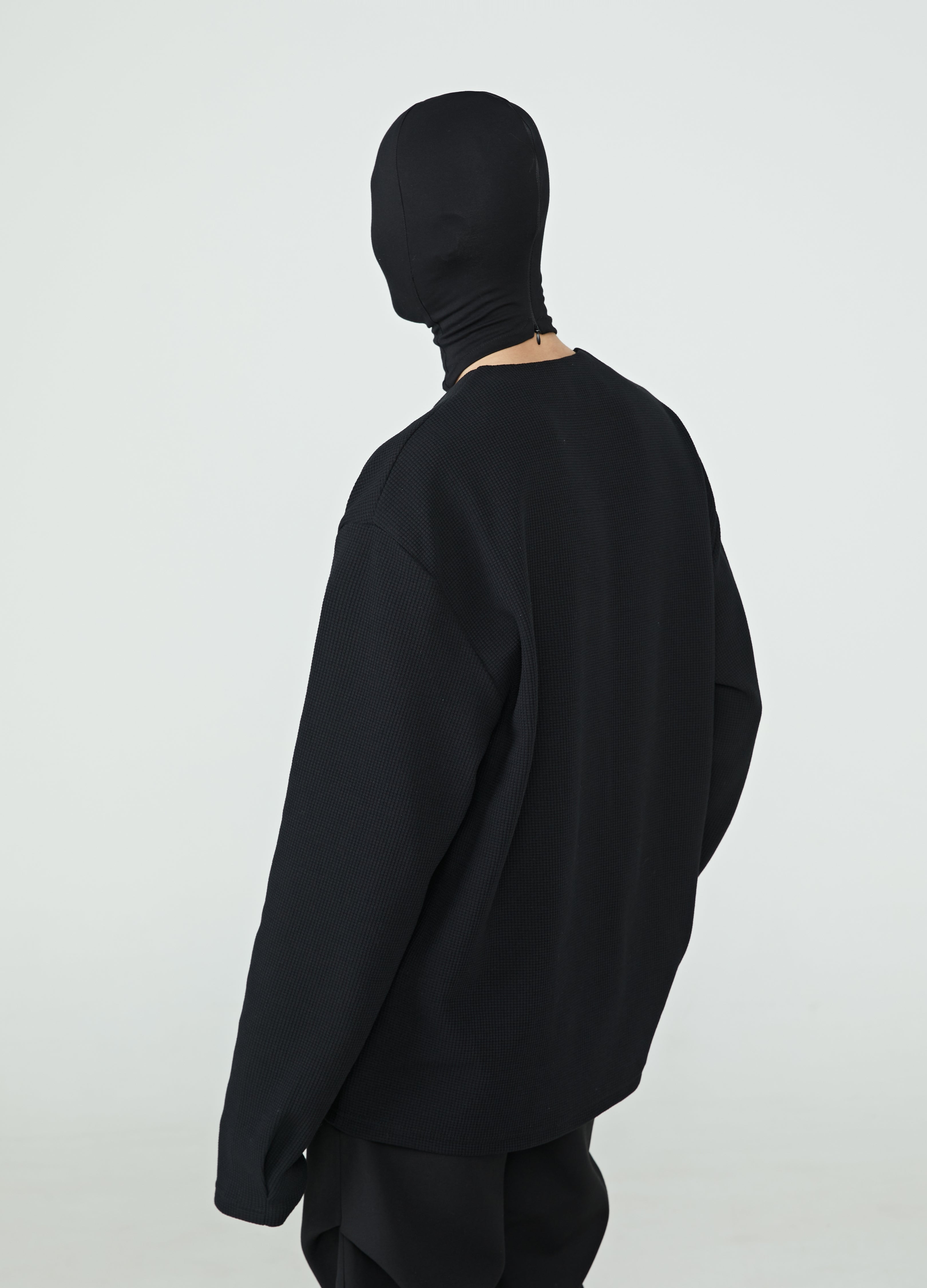 24SS Voyager Waffle V-Neck Pullover