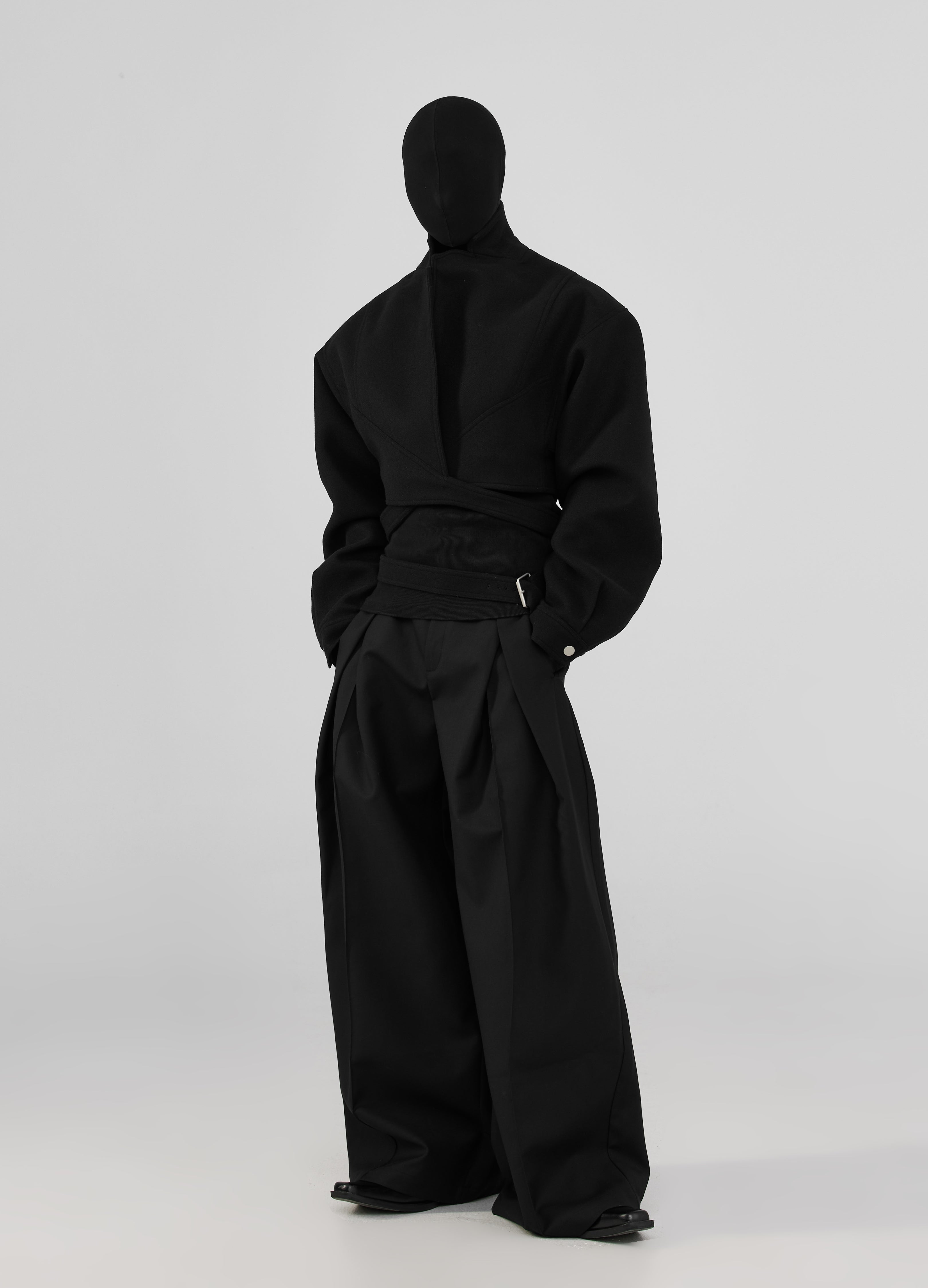 24FW Rogue Wrap-Around Cropped Jacket