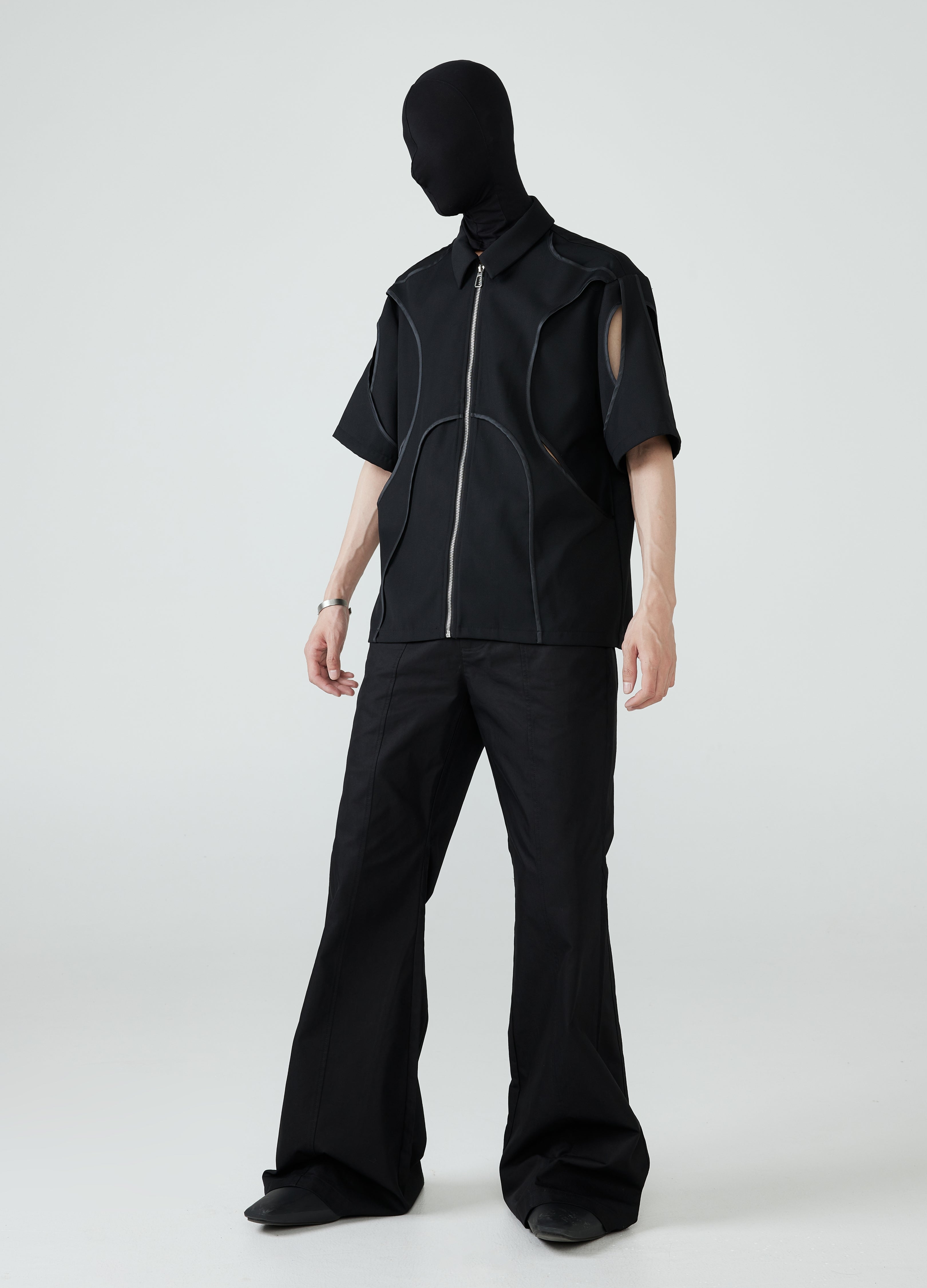 24SS Avant-Garde Hollow-Out Shirt