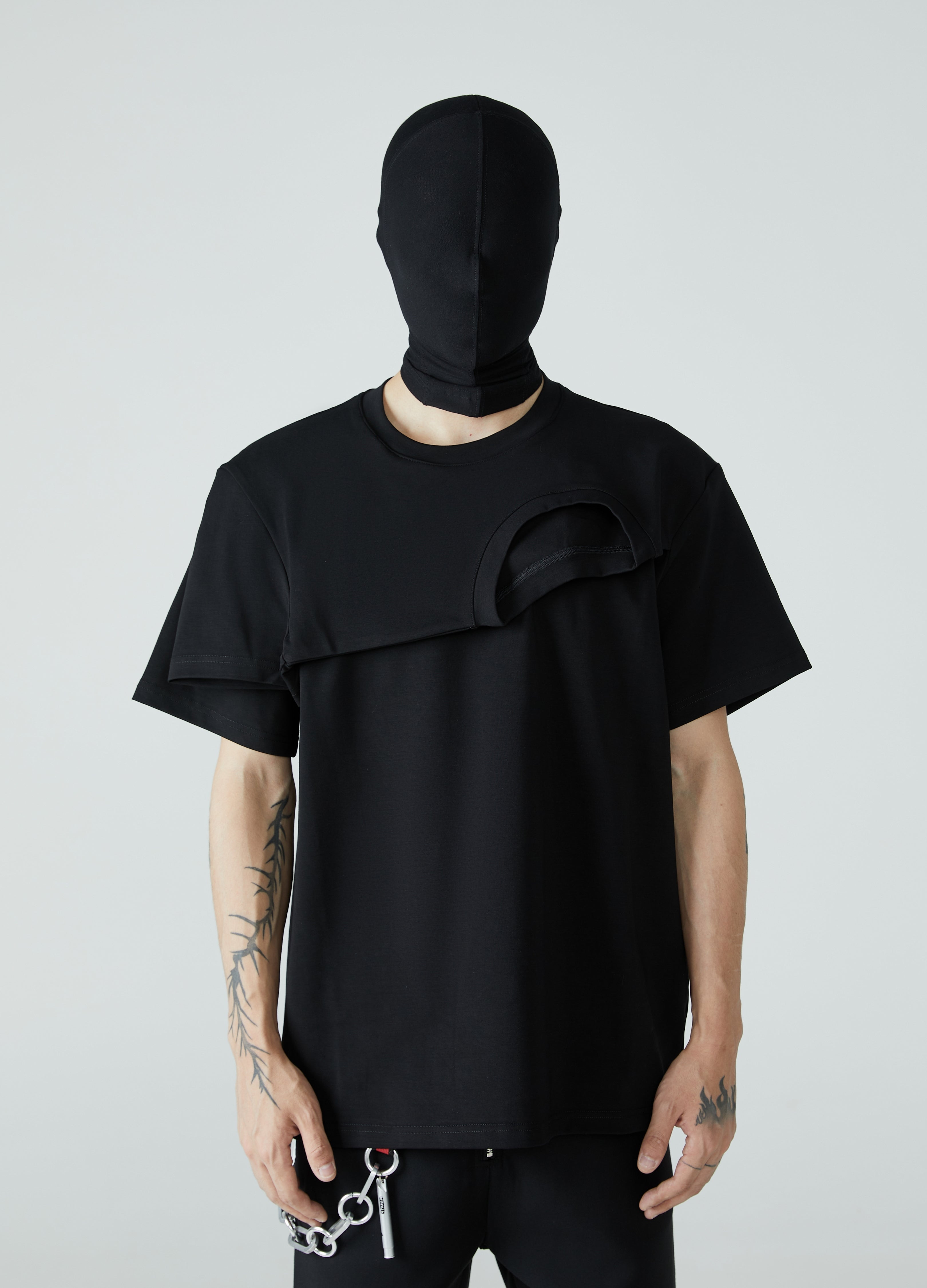 23FW Faux-Layered Typographic Tee