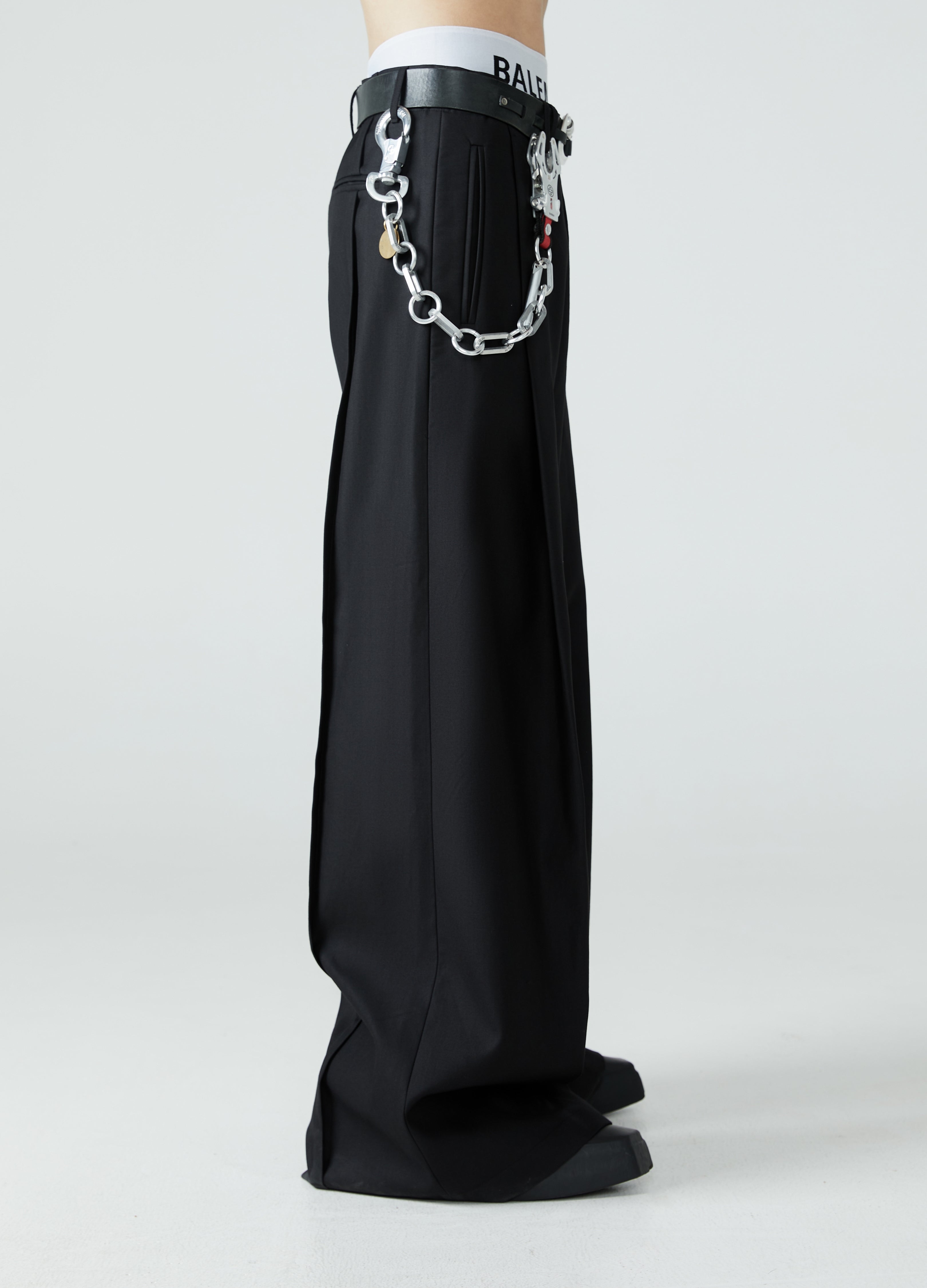 23FW Pleated Wide-Leg Pants