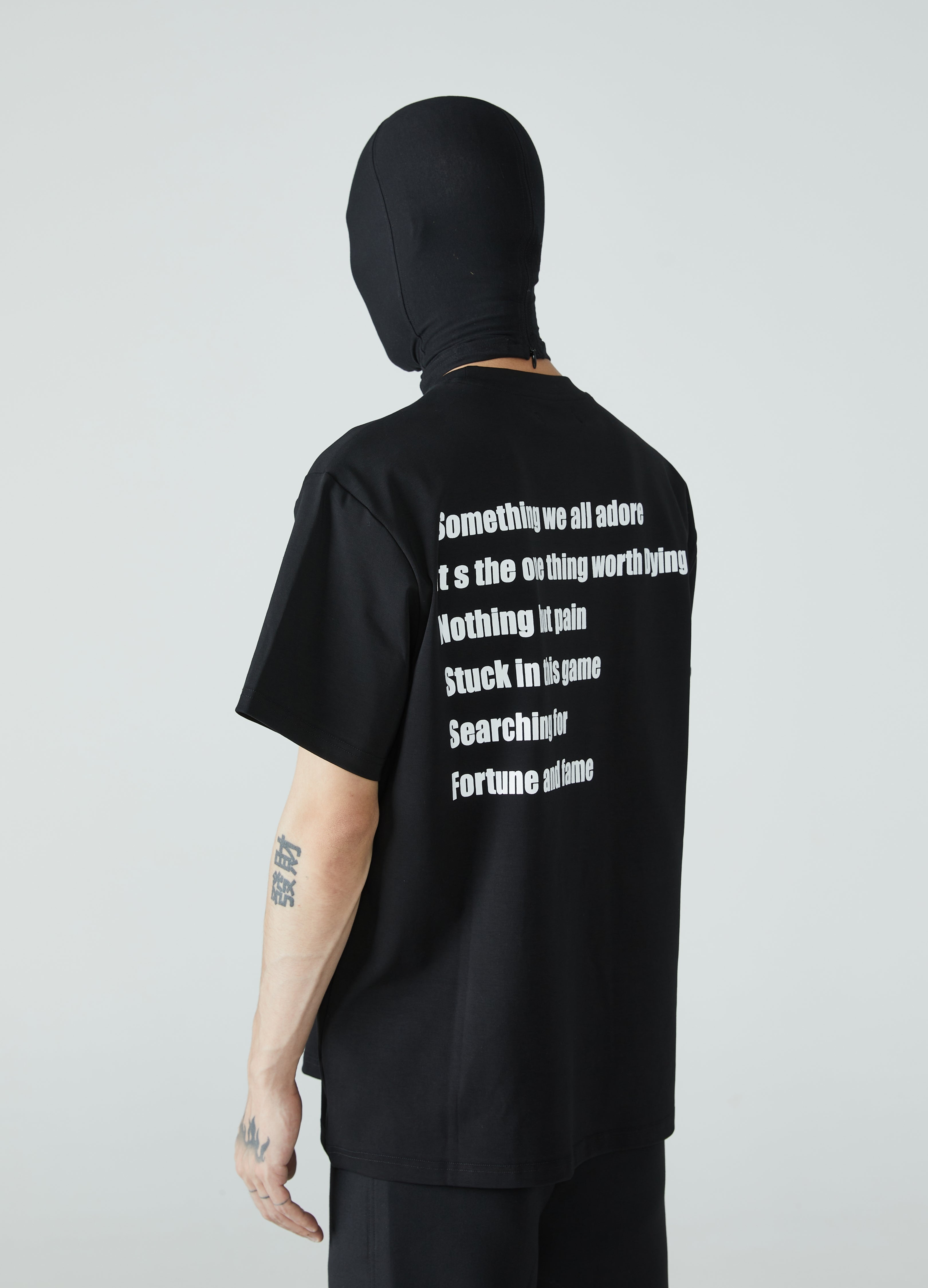 23FW Faux-Layered Typographic Tee