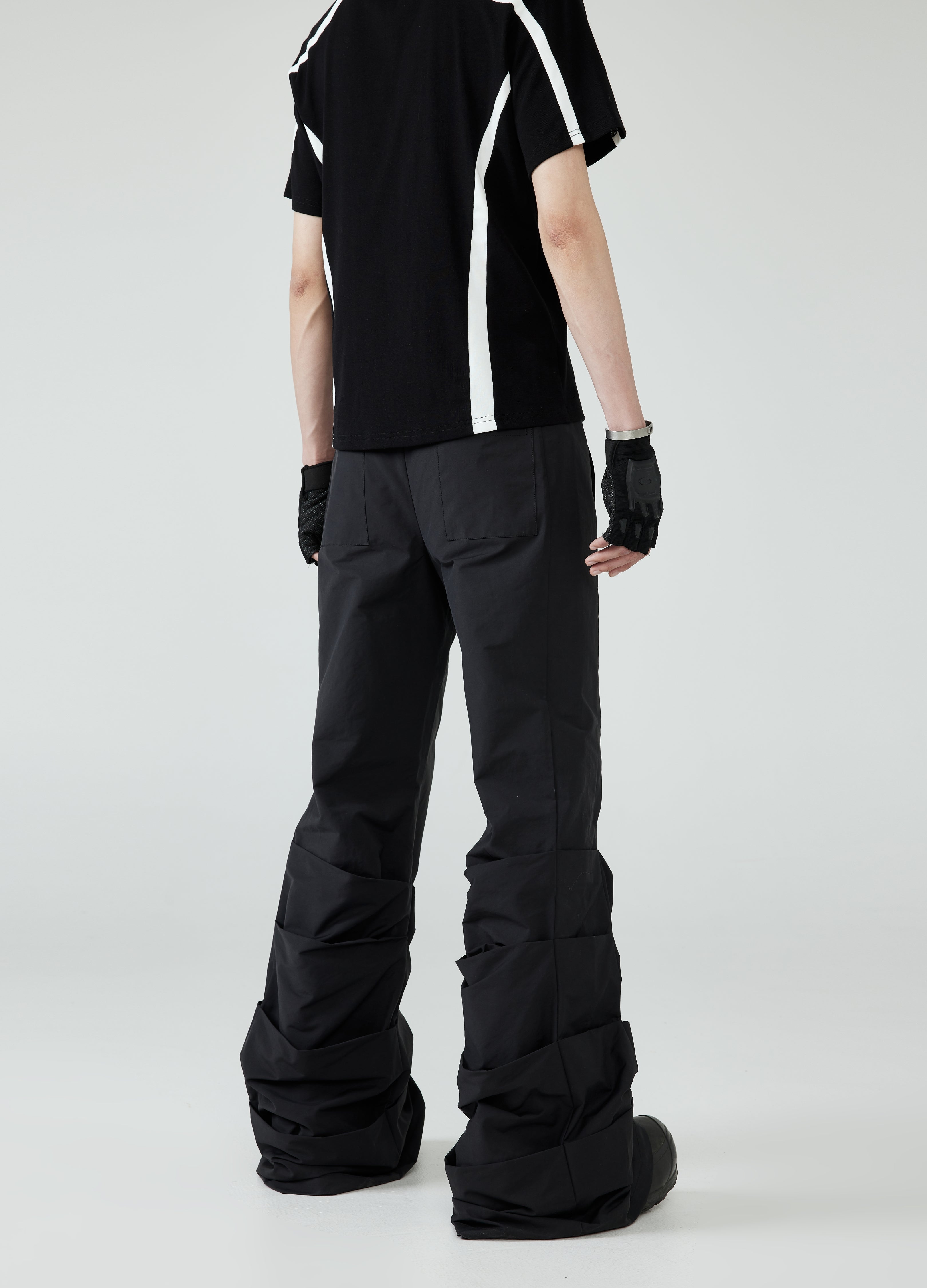 24SS Scimitar Pleat Pants