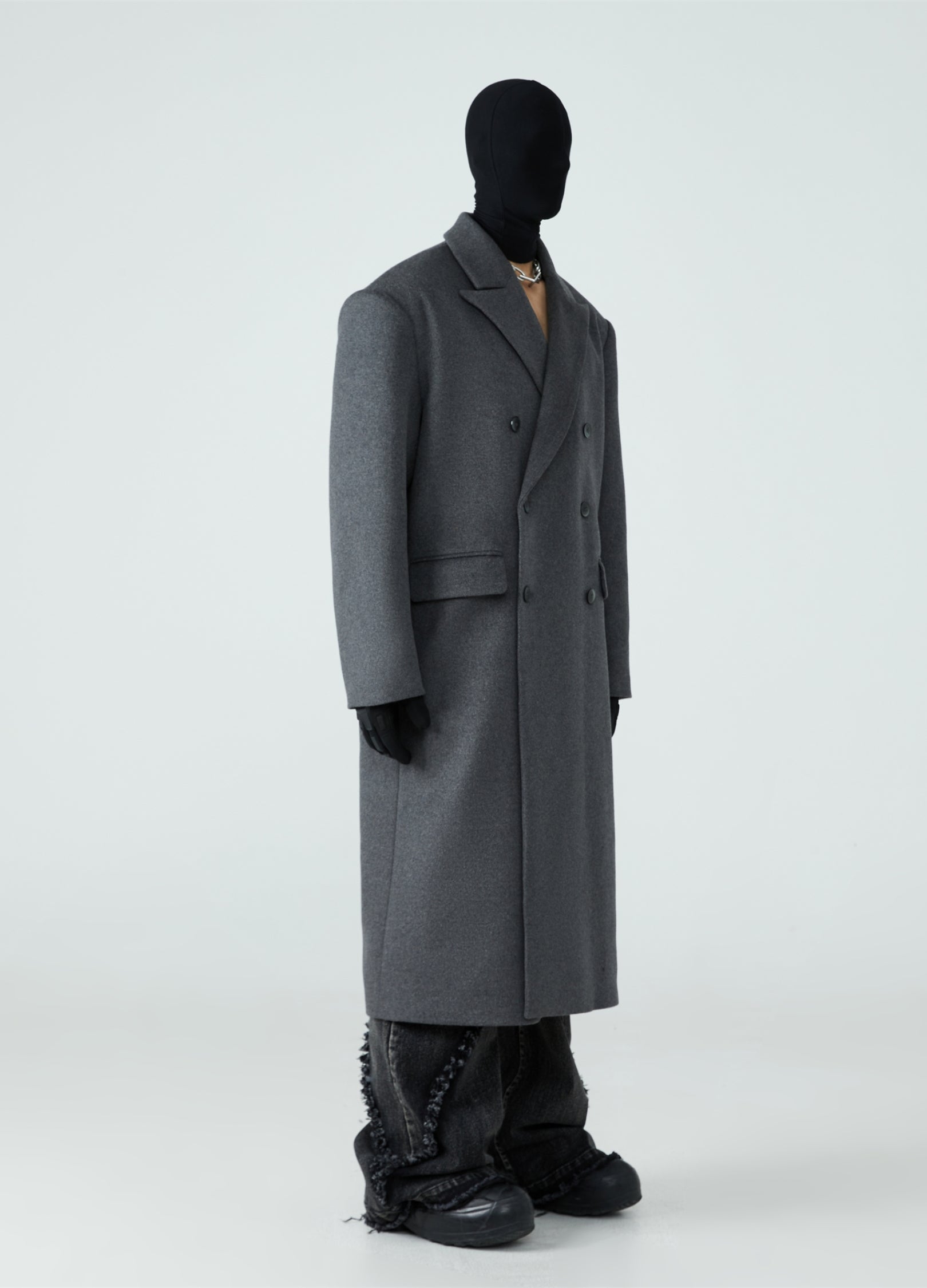 23FW Double-Breasted Cashmere Coat