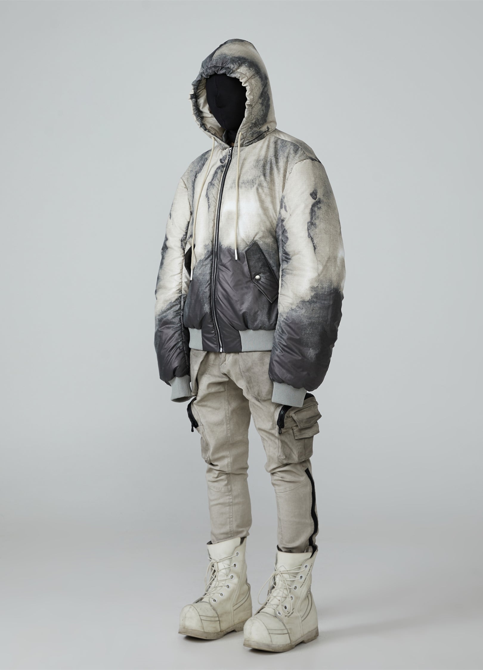 23FW Tie-Dye Silhouette Bread Jacket