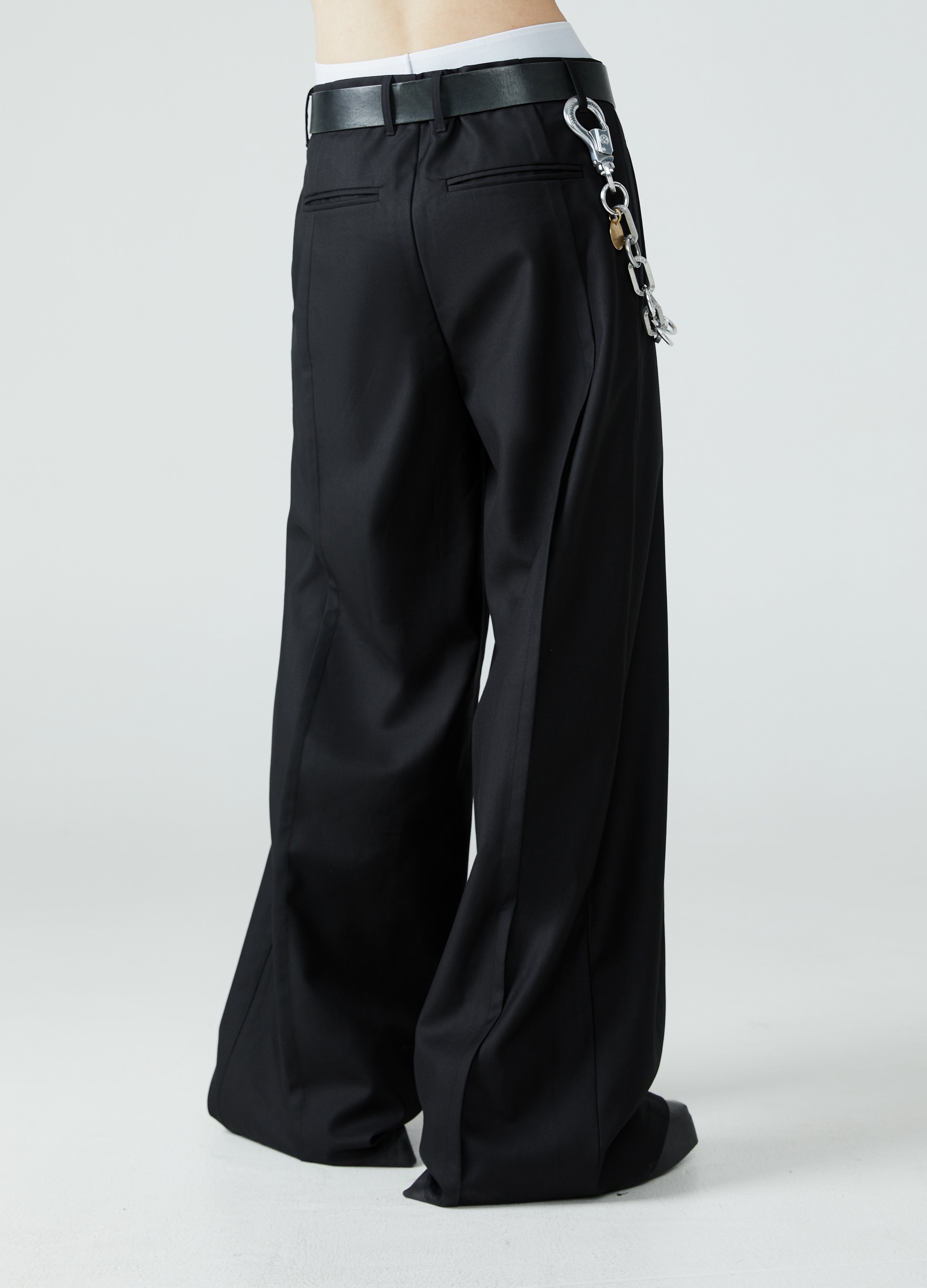 23FW Pleated Wide-Leg Pants
