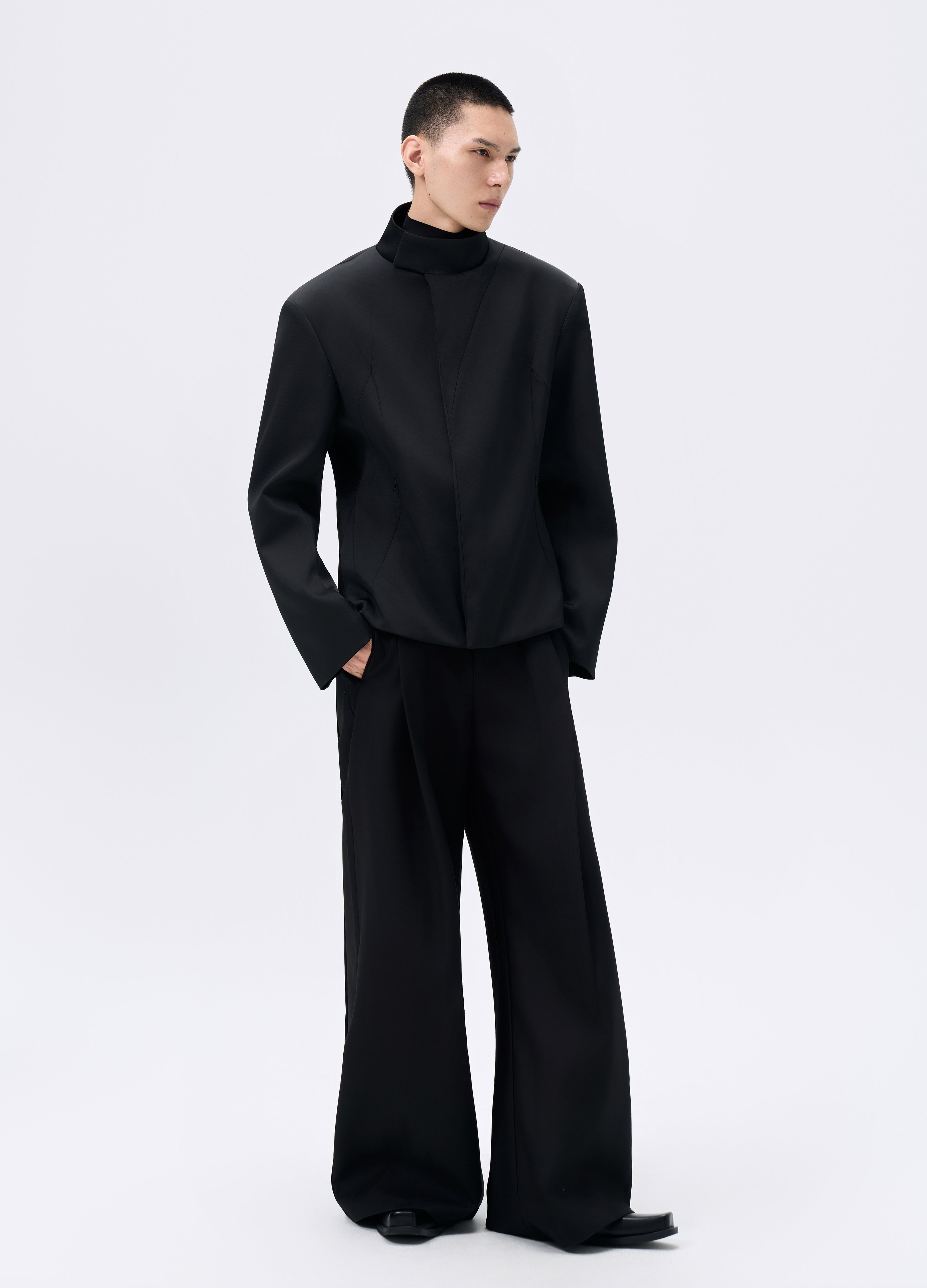 25FW HOURGLASS ZIP BLAZER