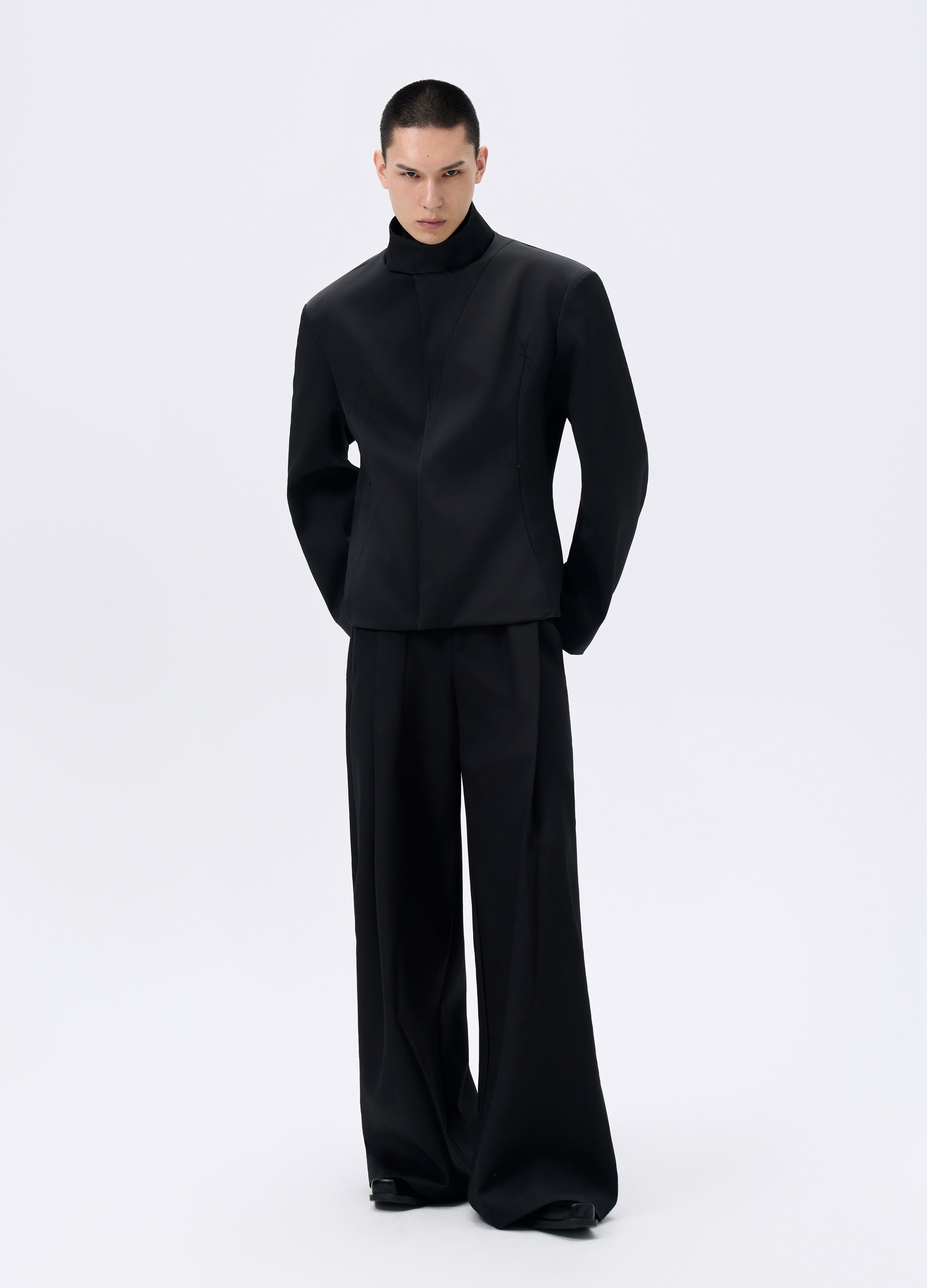 25FW HOURGLASS ZIP BLAZER