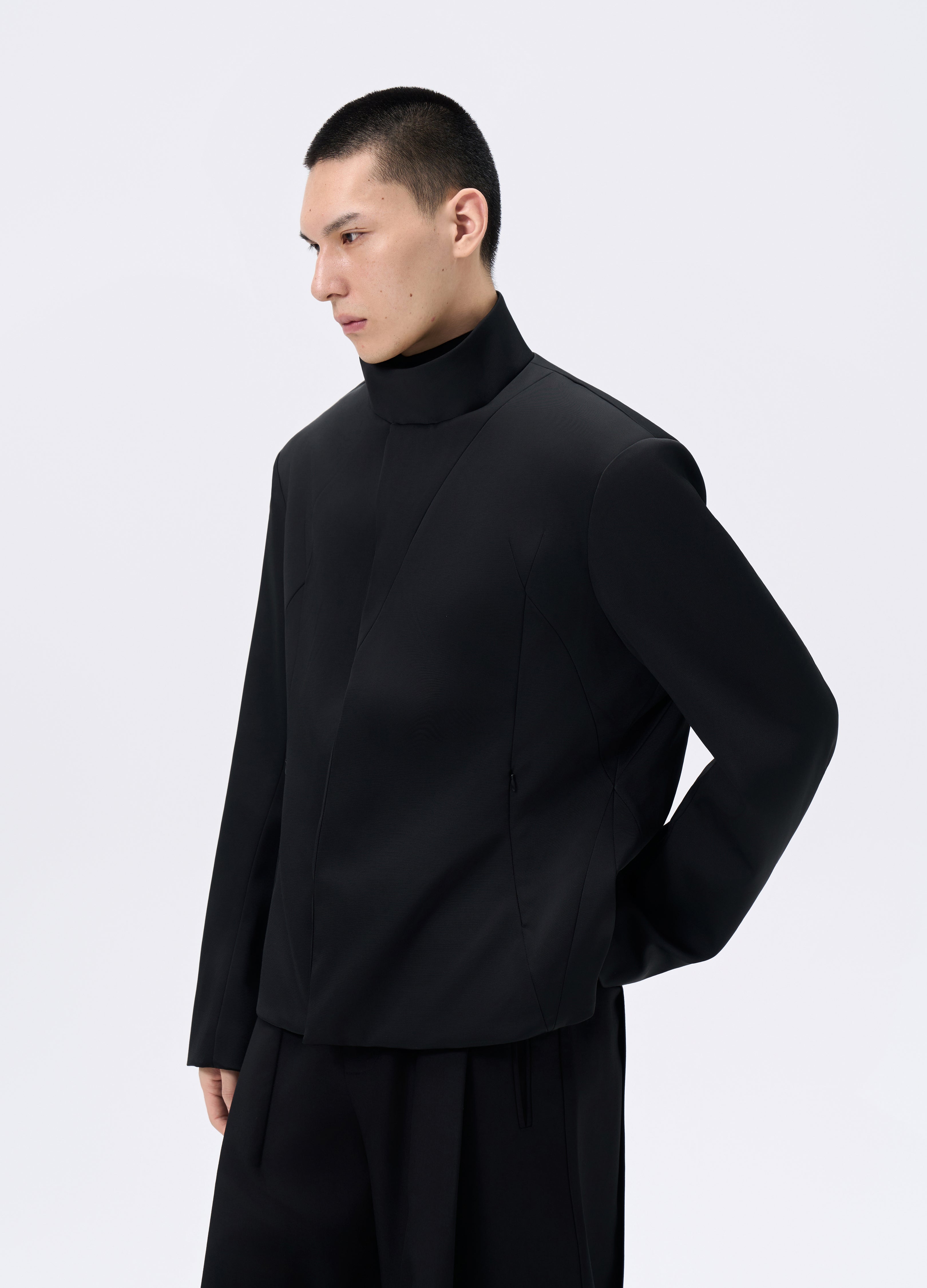 25FW HOURGLASS ZIP BLAZER