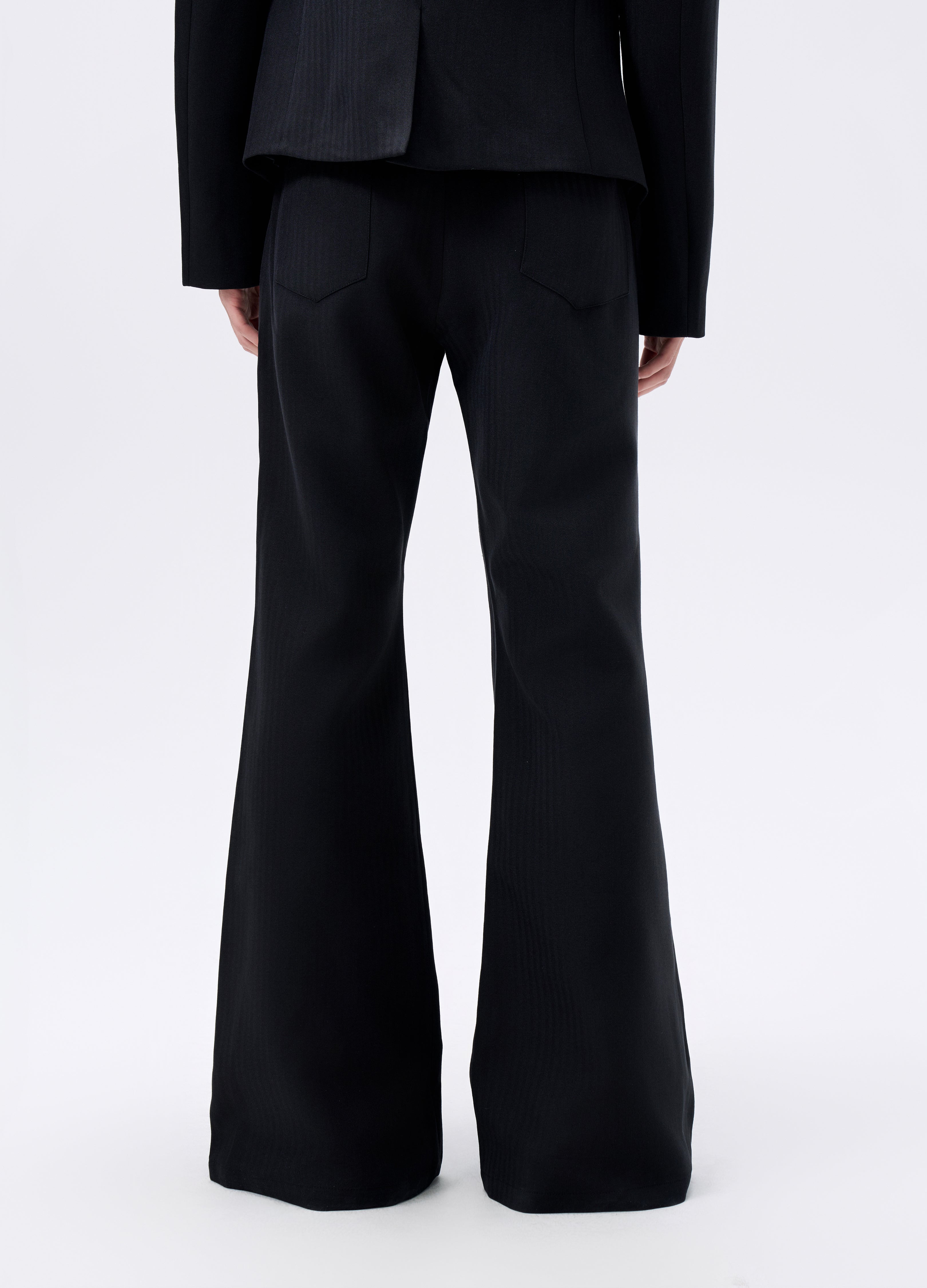 25FW HERRINGBONE FLARE TROUSERS