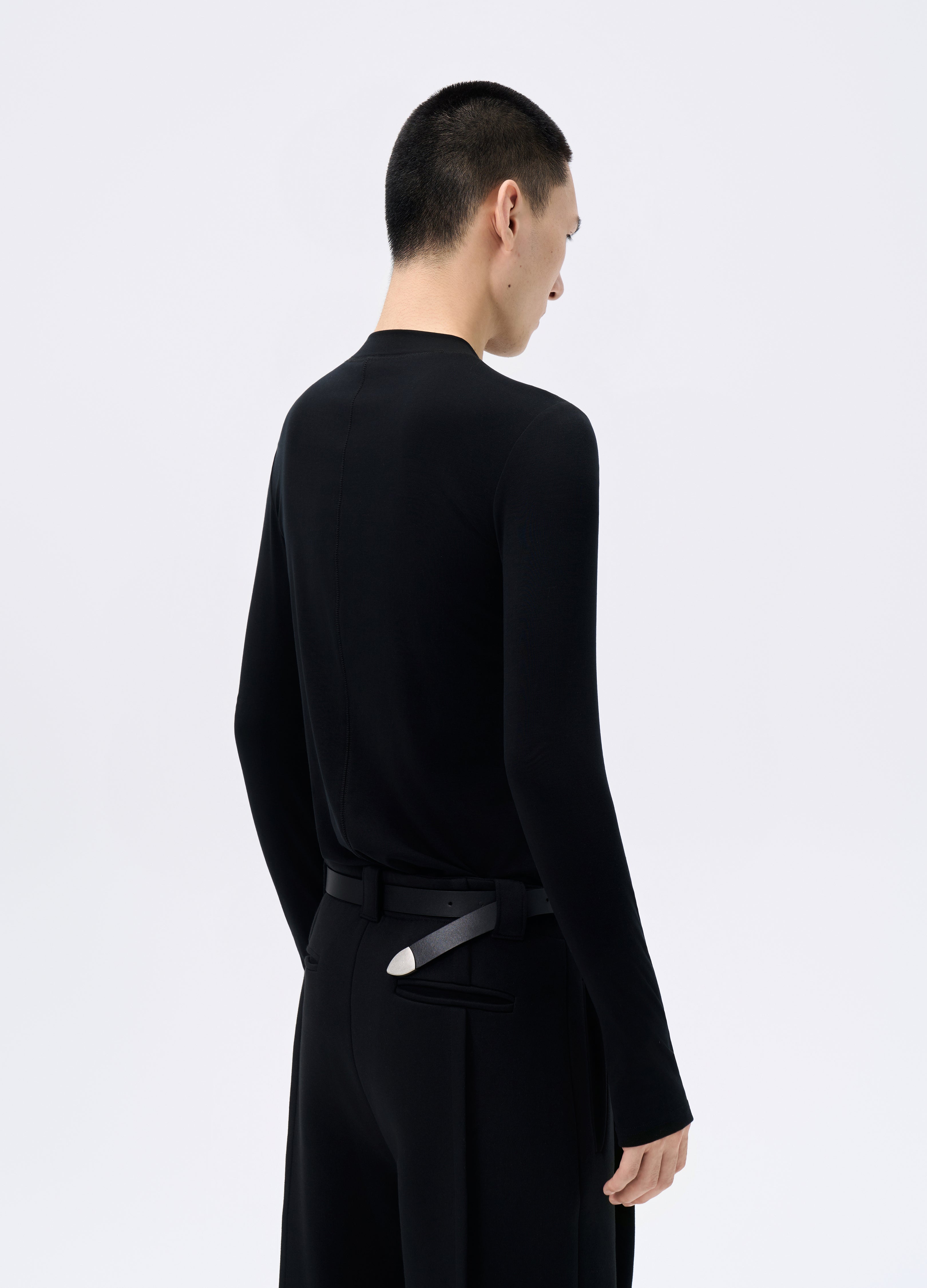 25FW BLACK WOOL BASE LAYER
