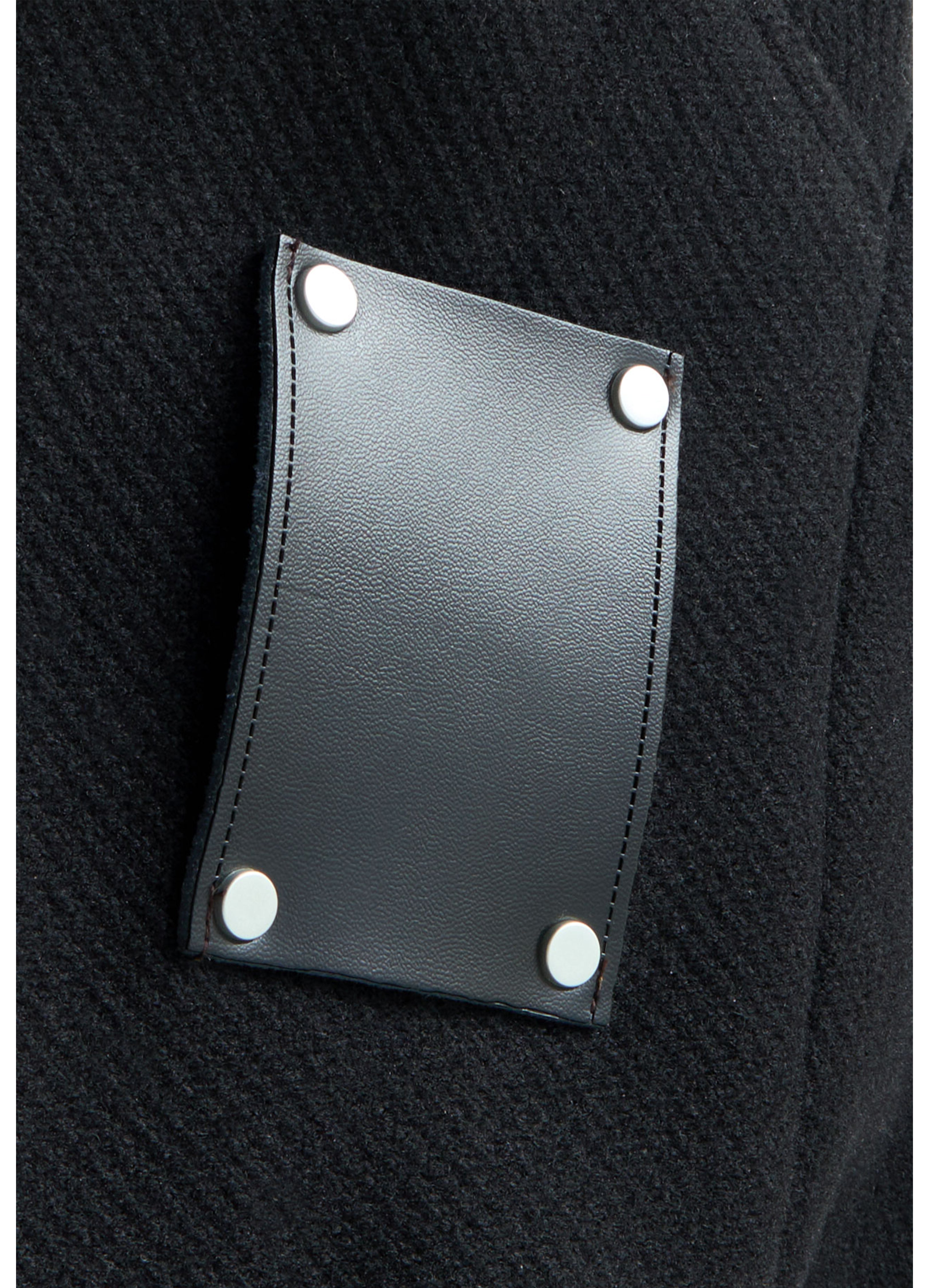 25FW DECONSTRUCT SLANT WOOL COAT