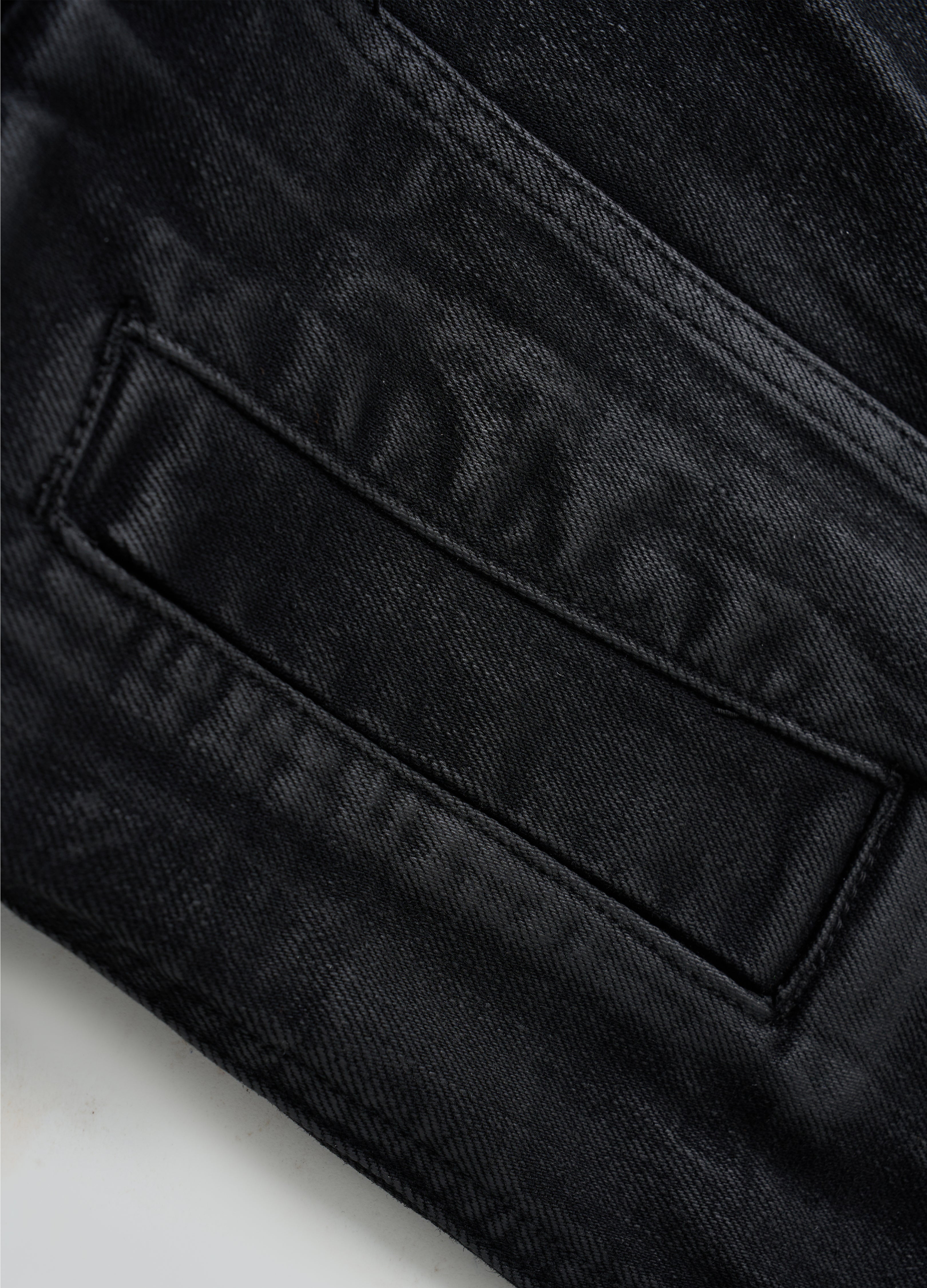 25FW HAND-WAXED DENIM JACKET