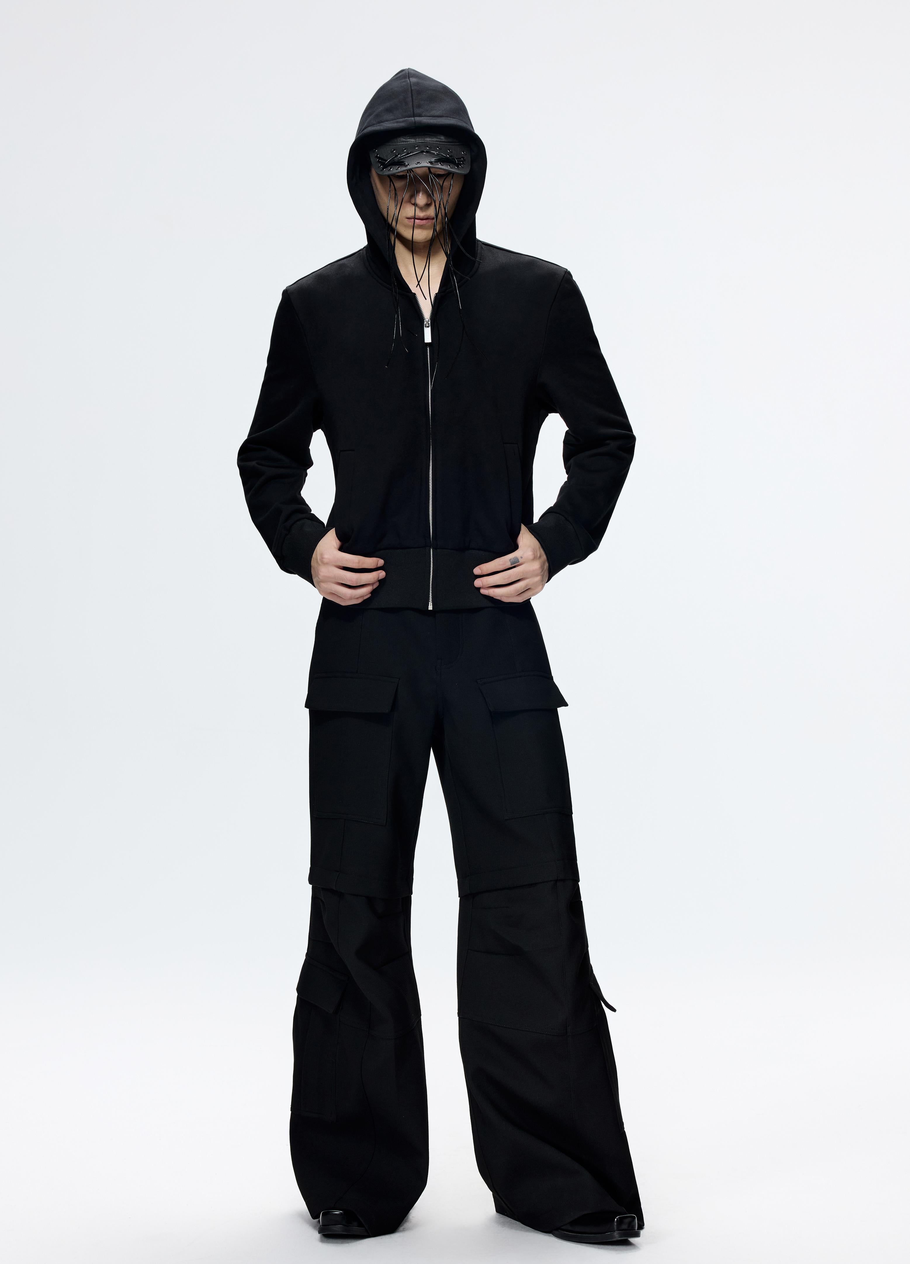 25FW TEXTURED WIDE CARGO PANTS