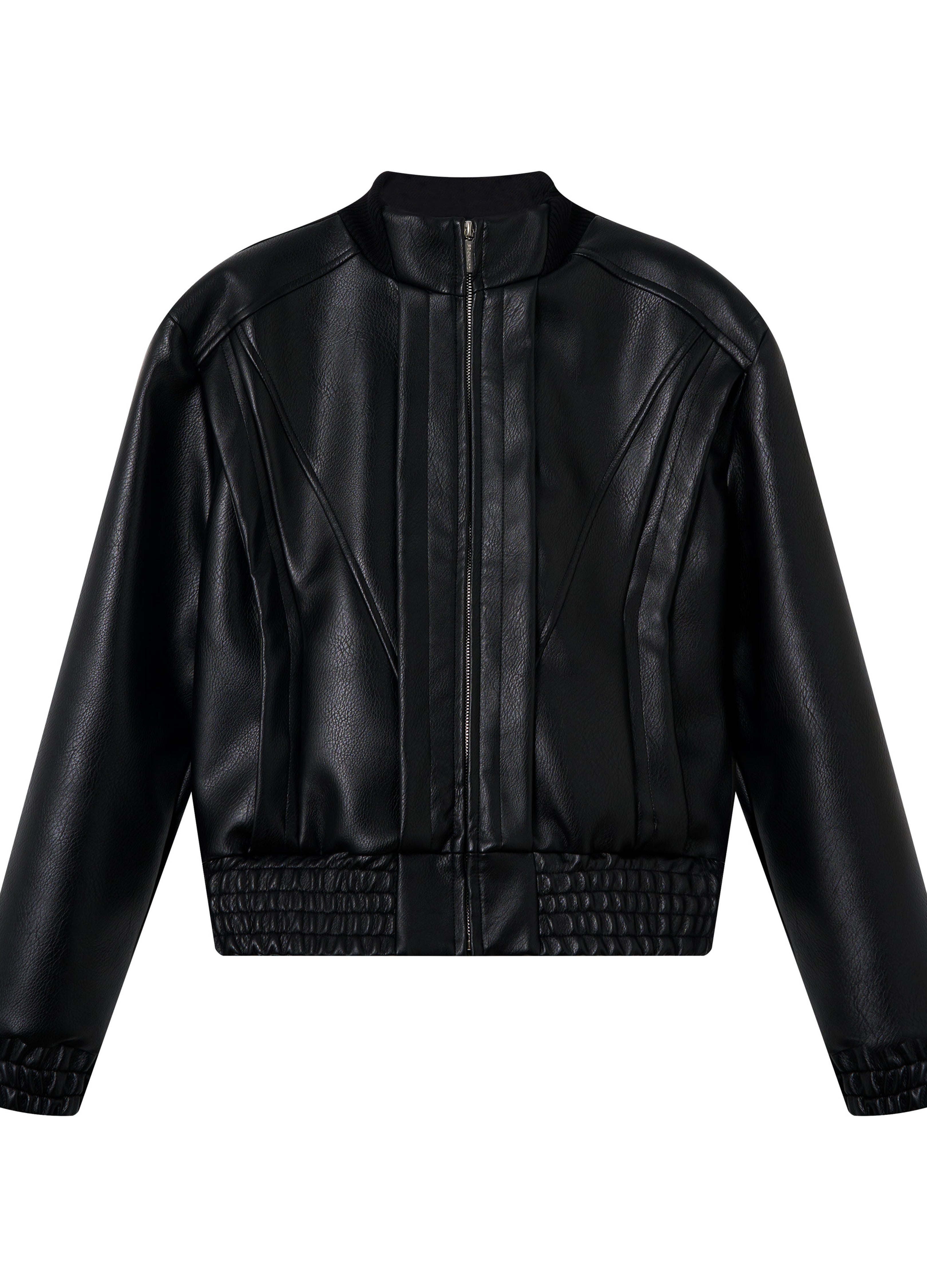 25FW DECONSTRUCT LEATHER BIKER JACKET