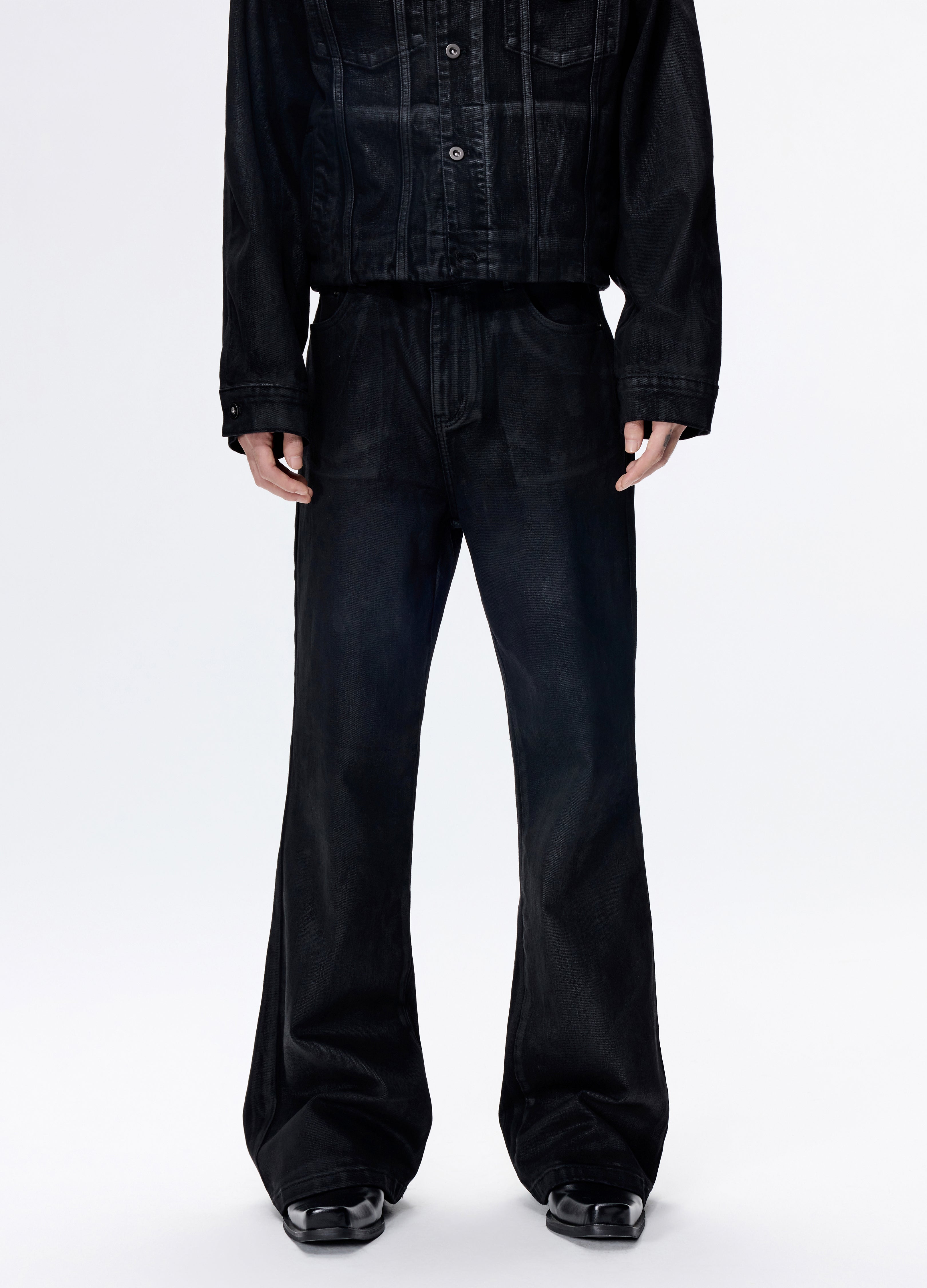 25FW HAND-WAXED STRAIGHT DENIM