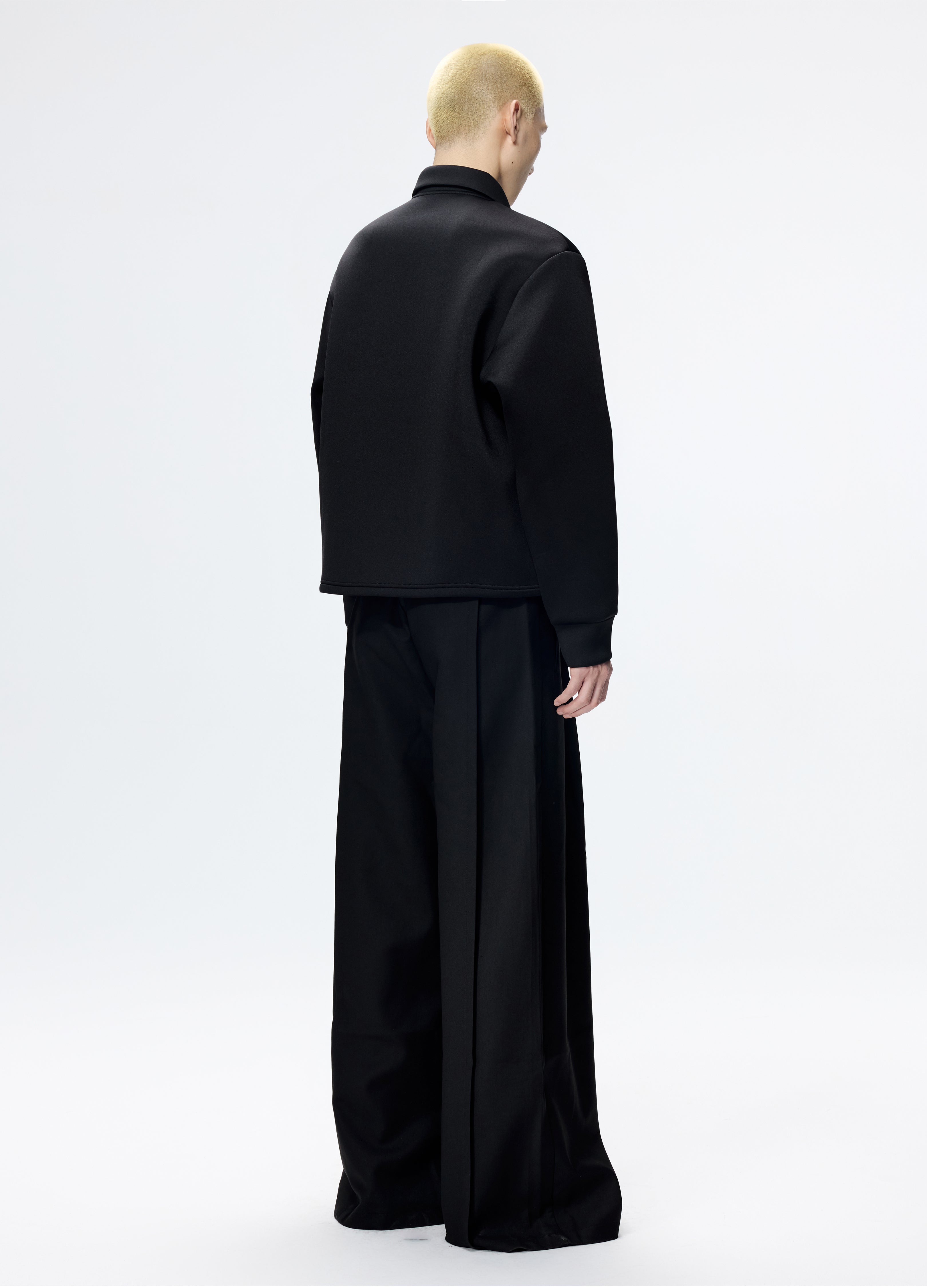 25FW SLANT COLLAR POLO SWEATSHIRT