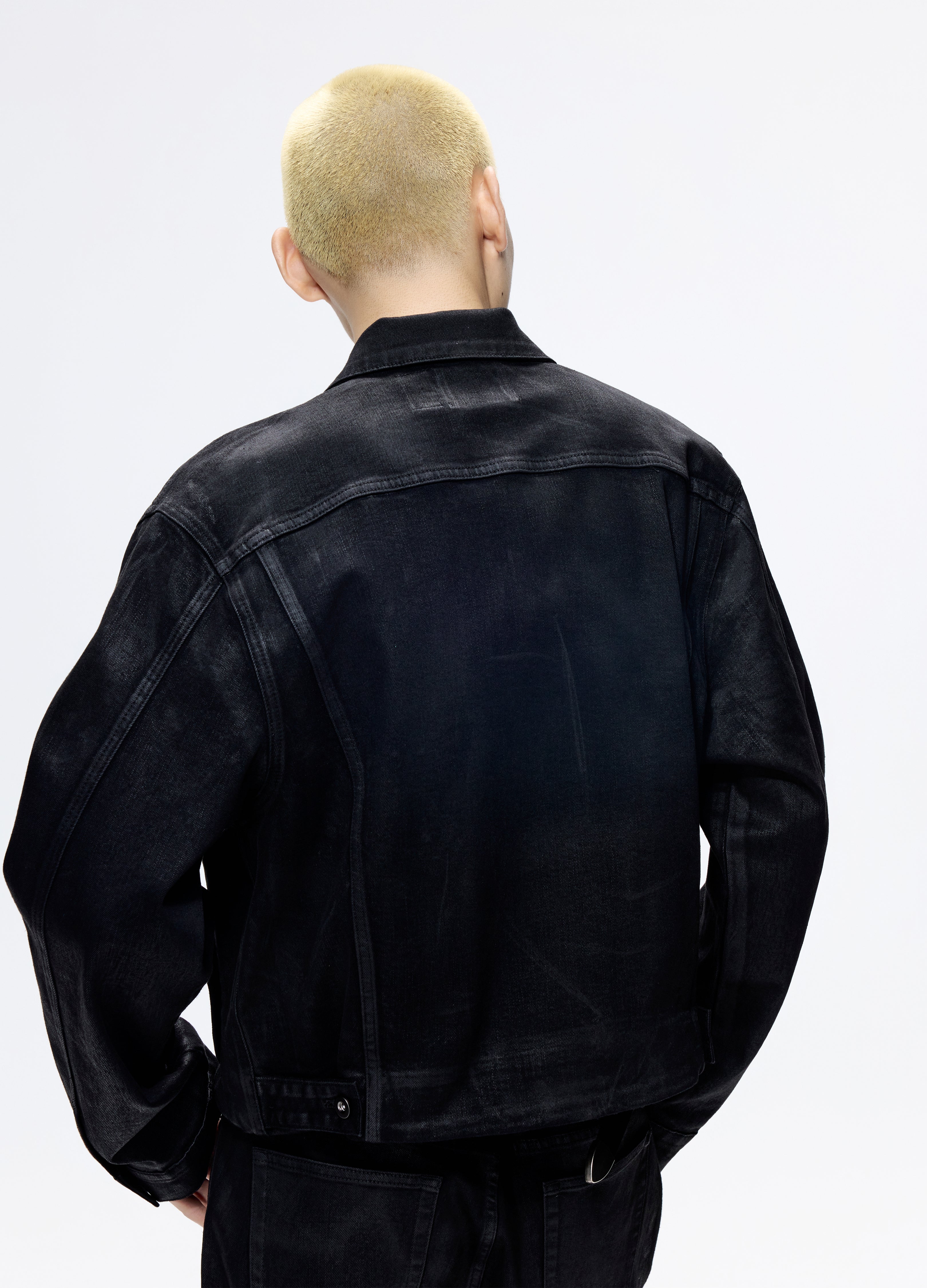 25FW HAND-WAXED DENIM JACKET