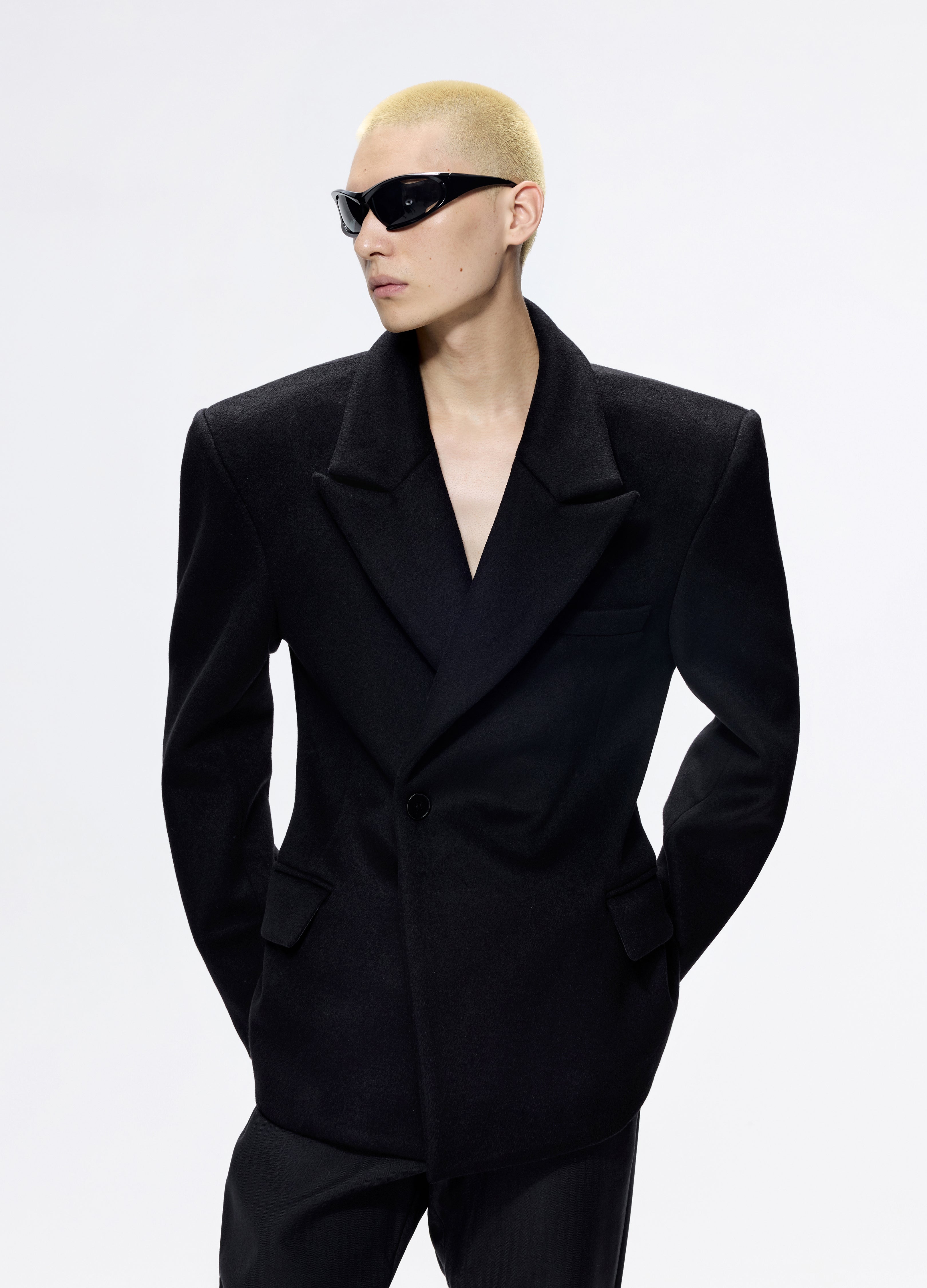 25FW FITTED WOOL POWER BLAZER