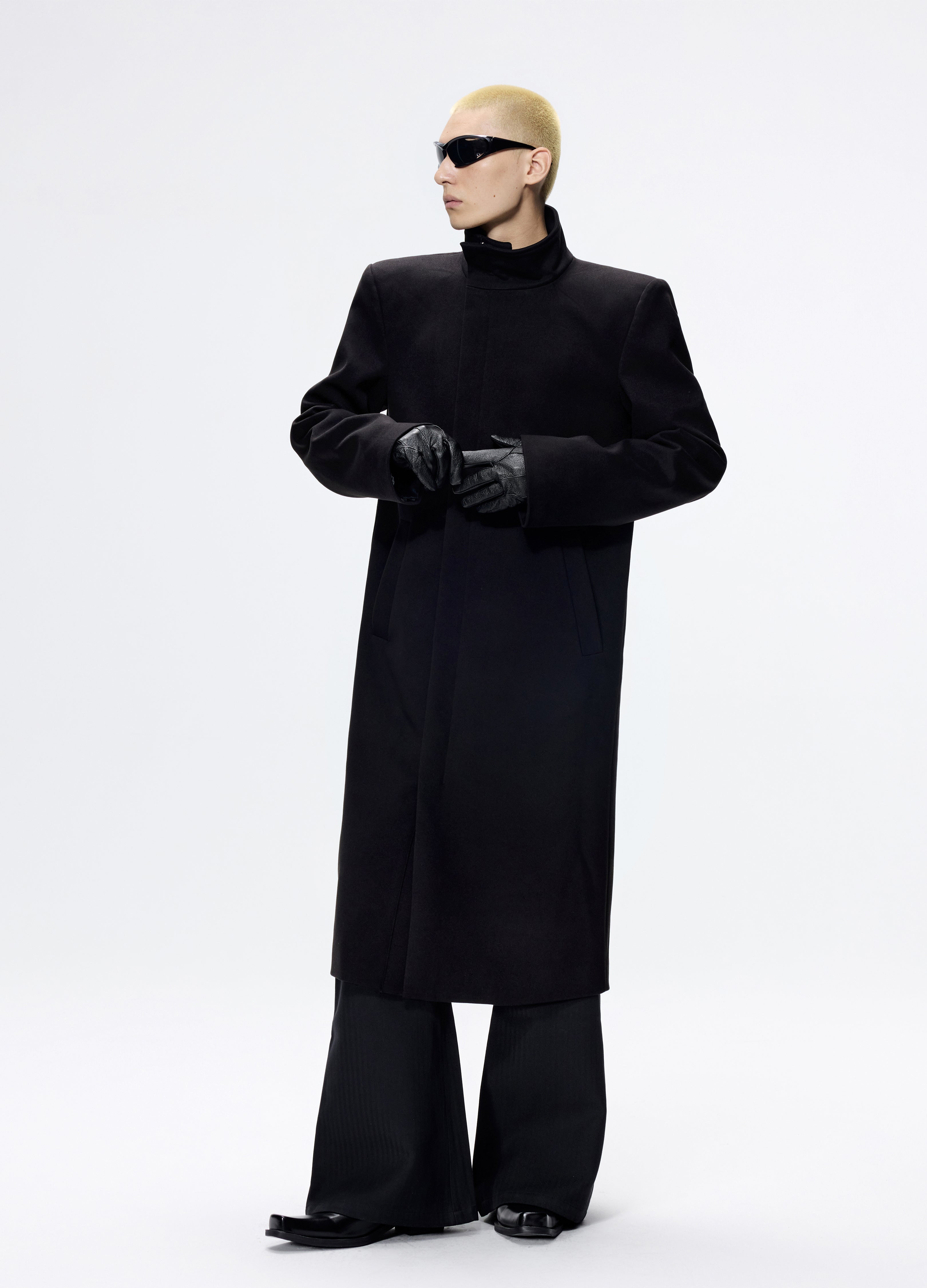 25FW SHARP SHOULDER WOOL COAT