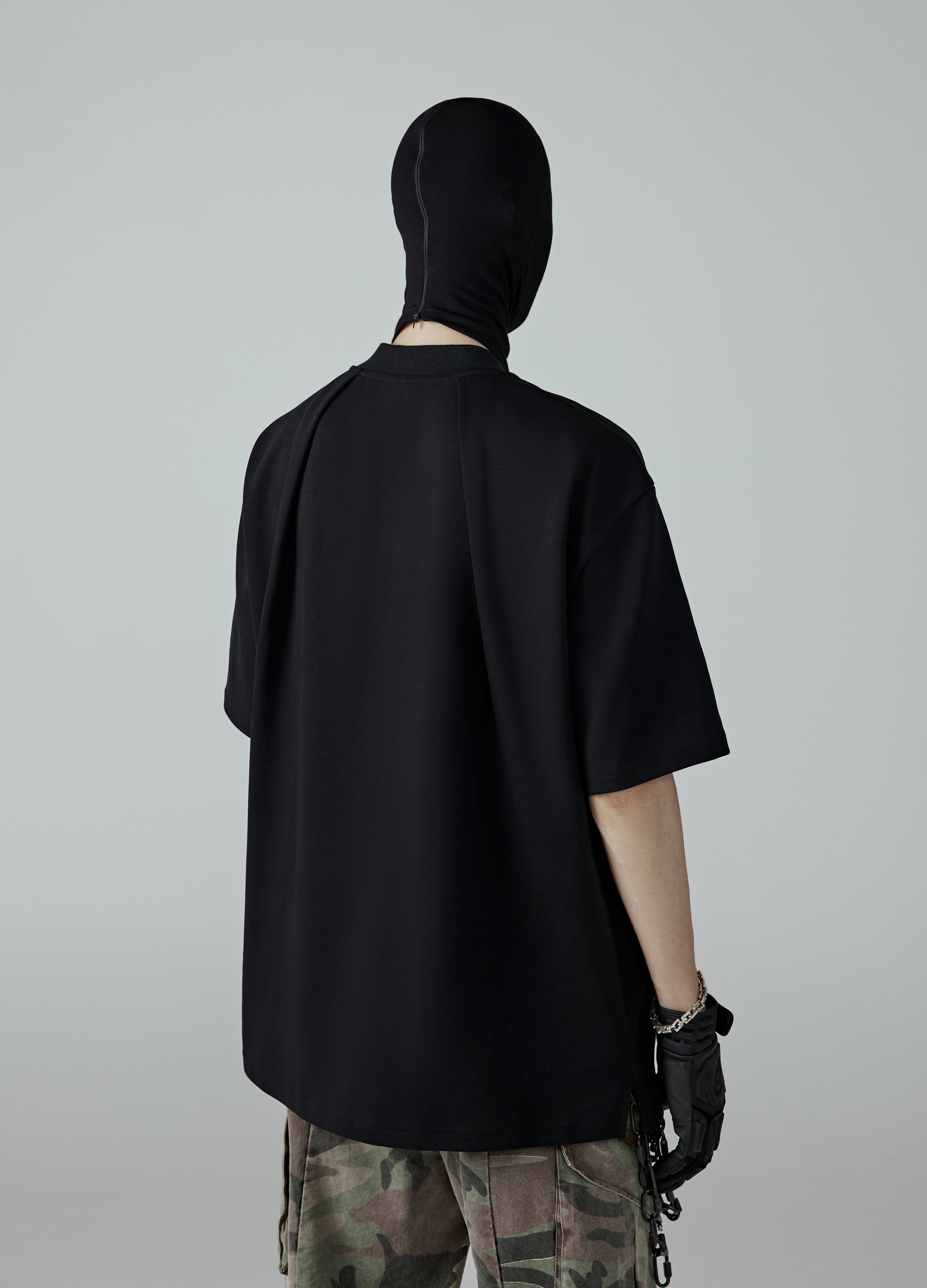 24SS Pleated Binder Cut Tee