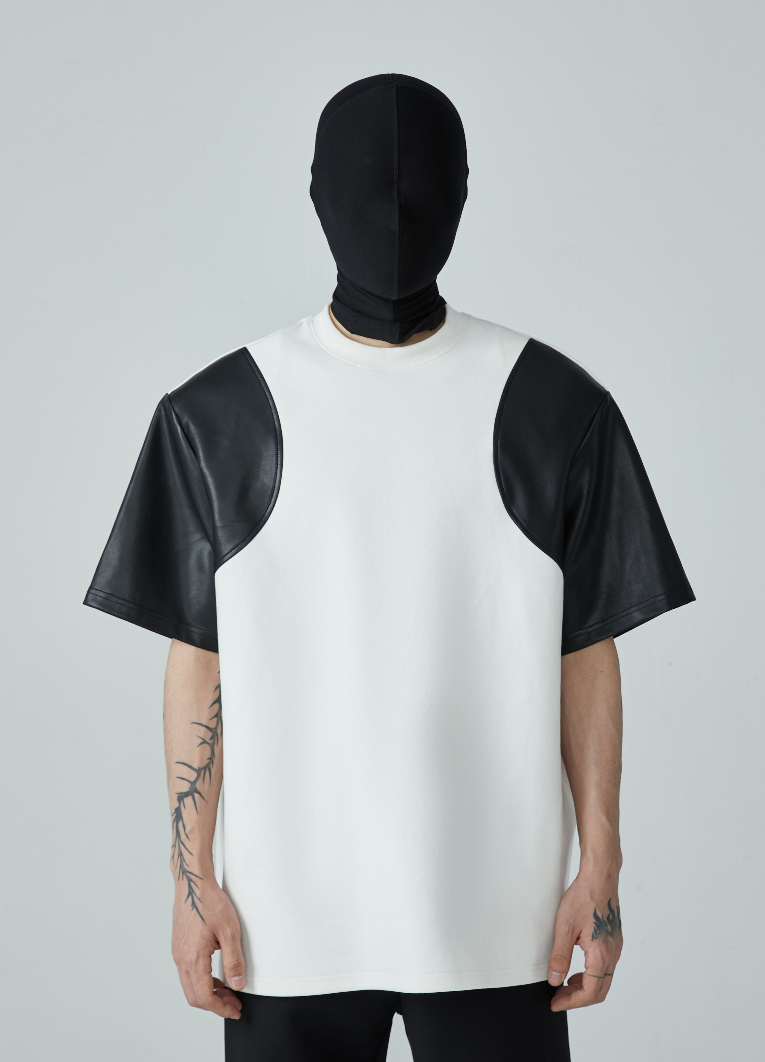 23FW Leather Pad Jin & Jang Tee