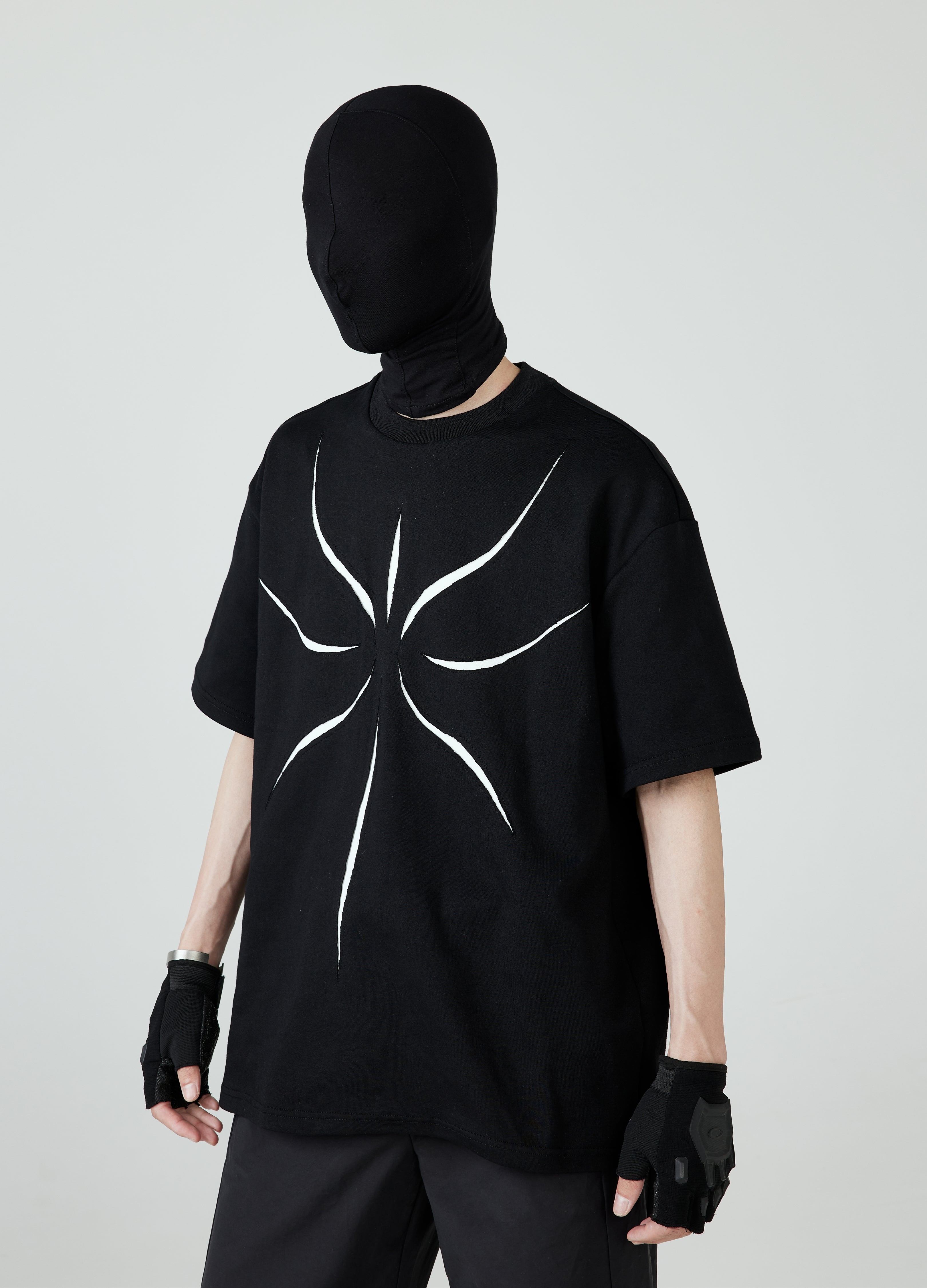 24SS Double-Layered Hollow-Out Tee