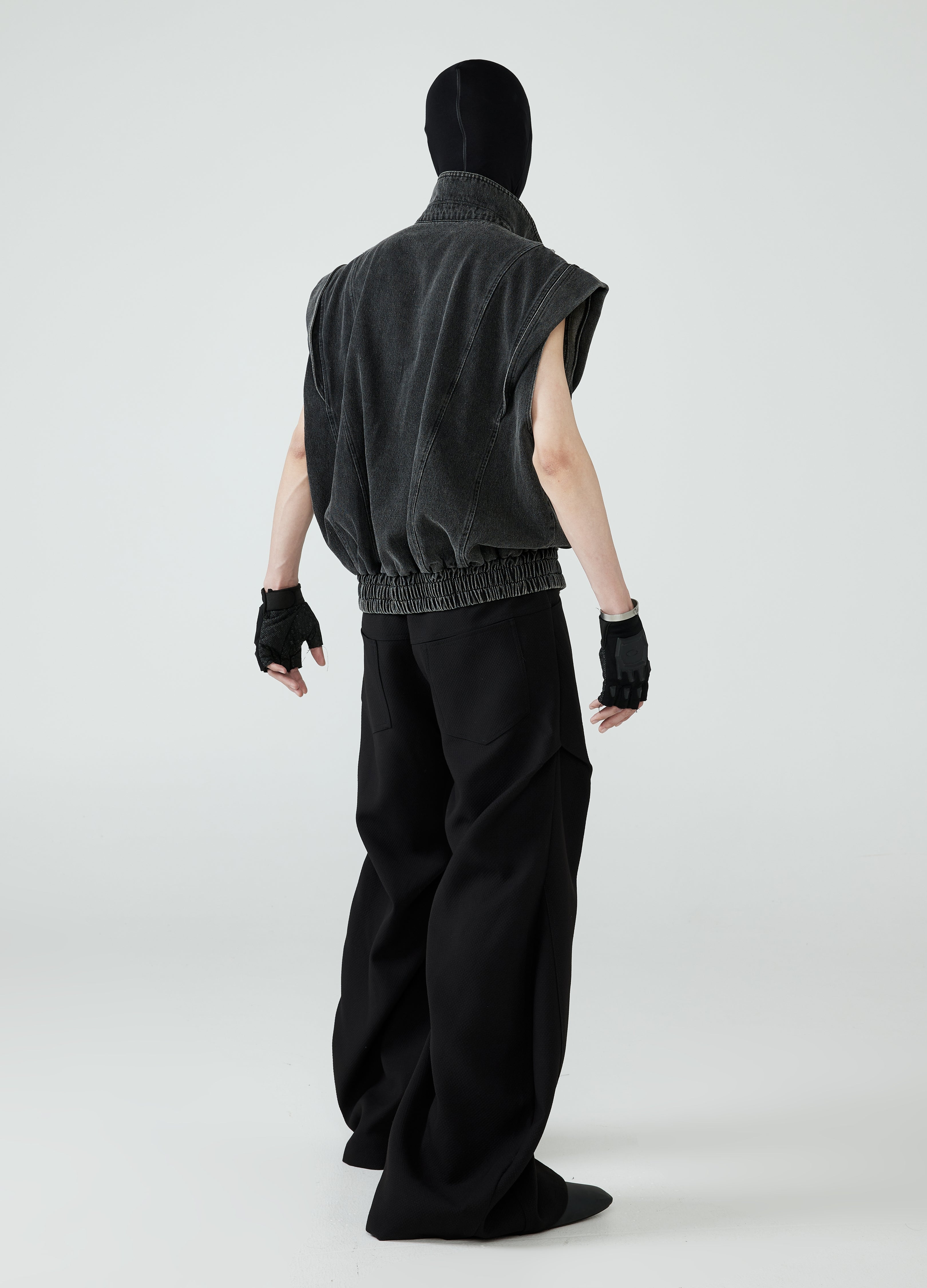 24SS Washed Denim Vest