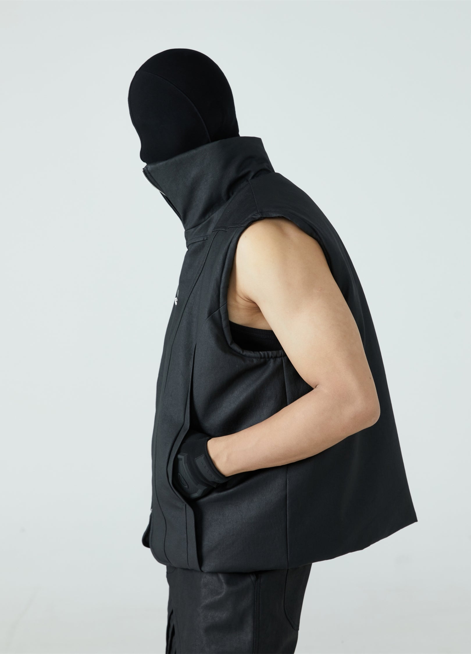 23FW Waxed Cotton Vest