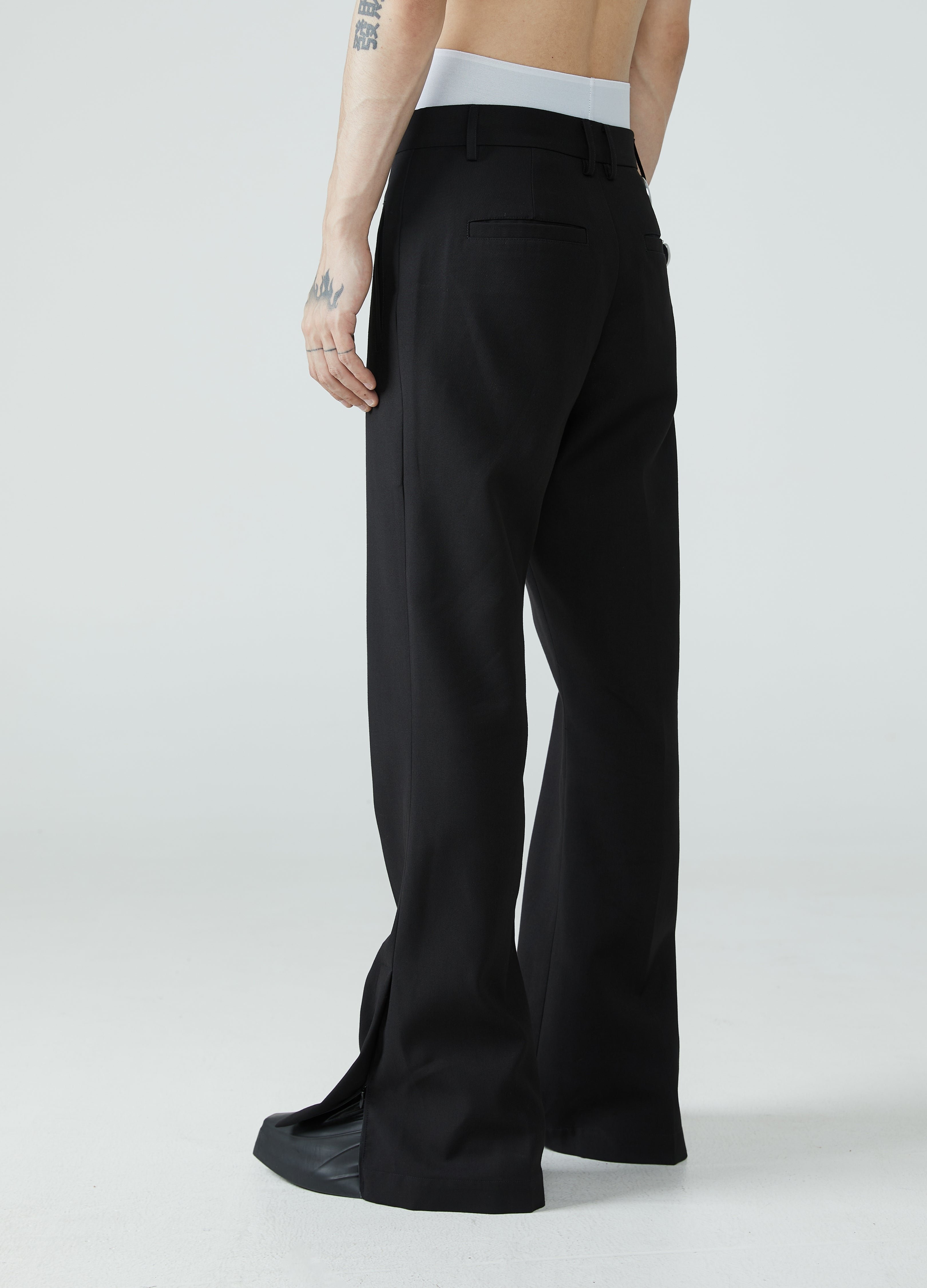 23FW Micro-Boot Hem Slit Pants