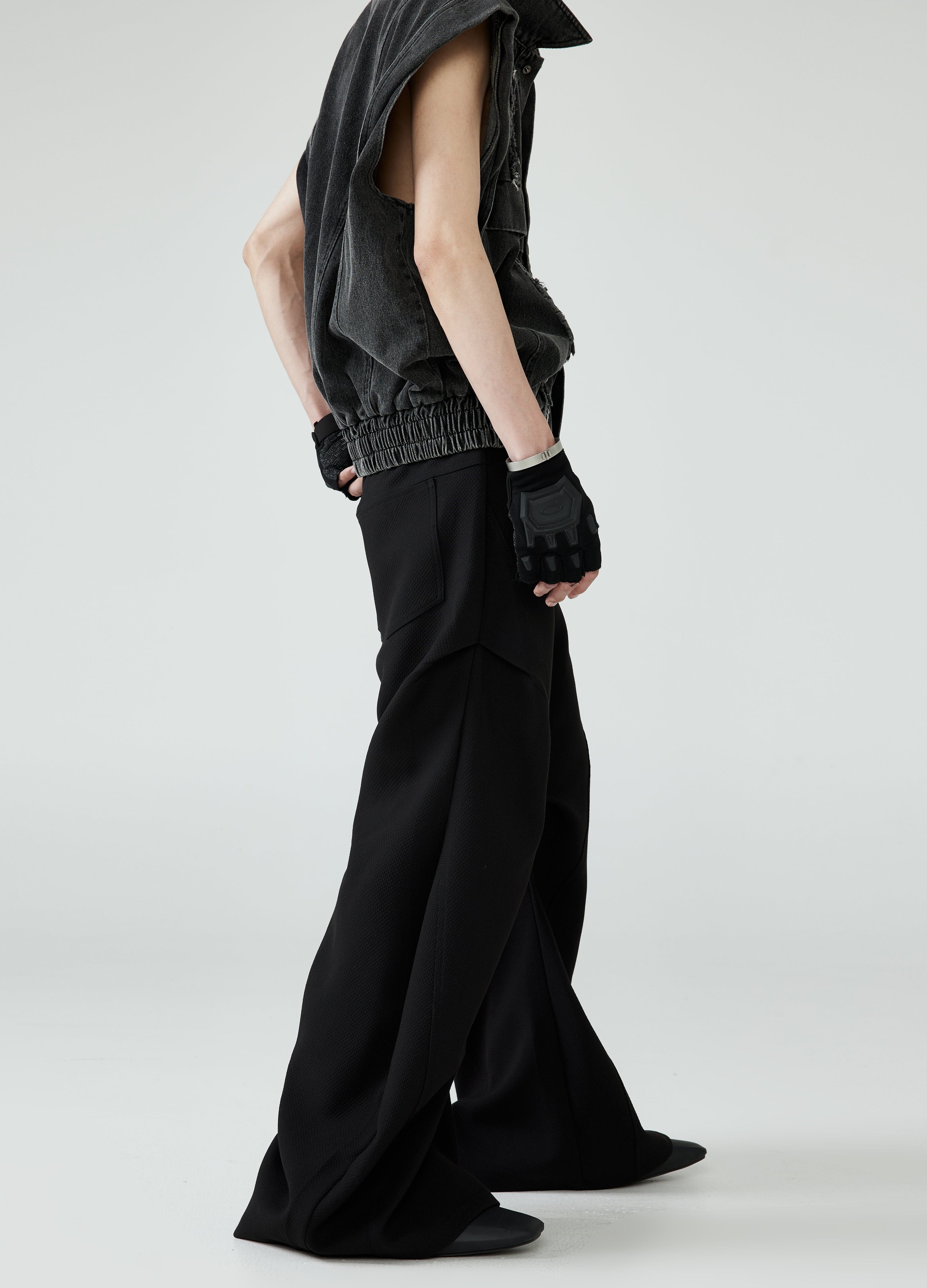 24SS Pleat Floor Pants